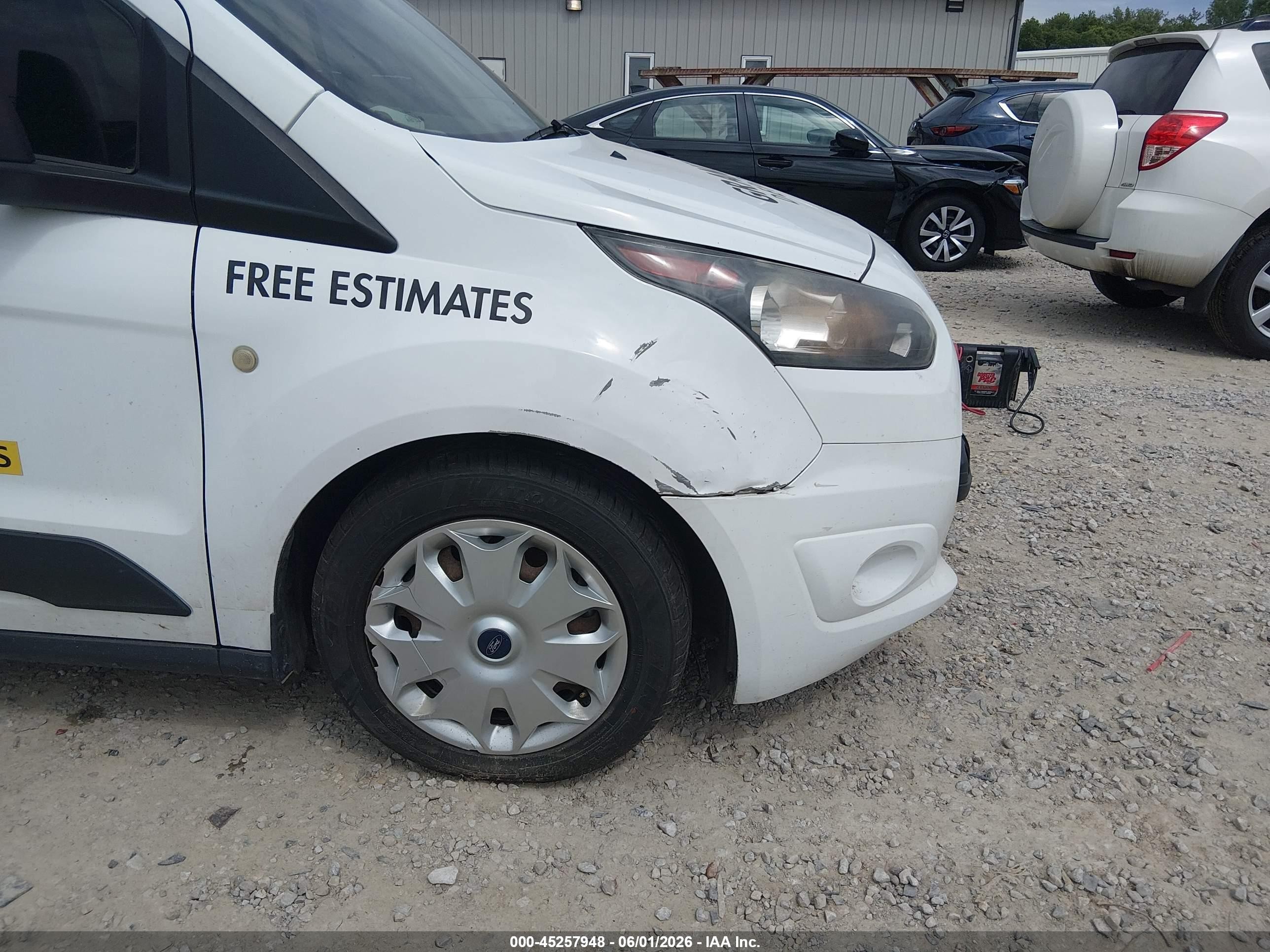 2015 Ford Transit Connect Xlt White vin: NM0LS7F75F1222327