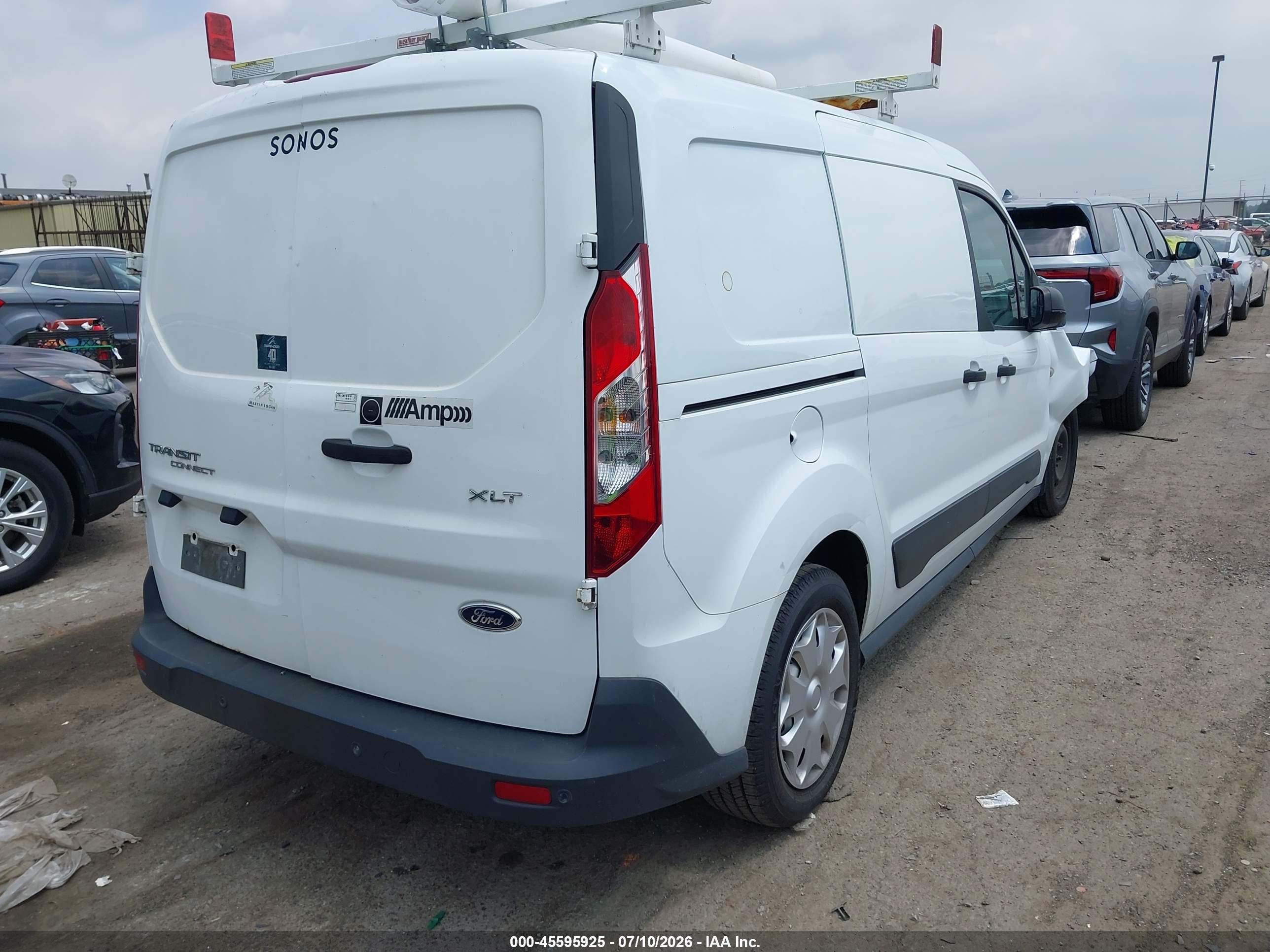 2015 Ford Transit Connect Xlt White vin: NM0LS7F76F1179830