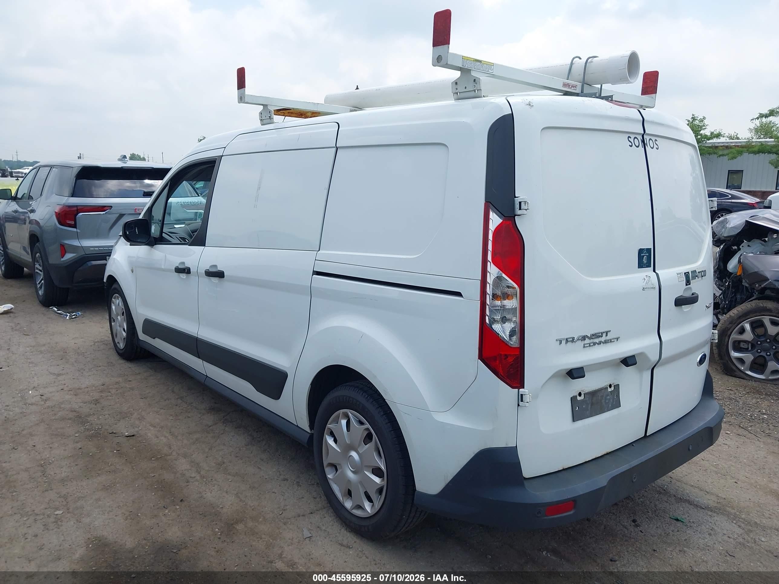 2015 Ford Transit Connect Xlt White vin: NM0LS7F76F1179830