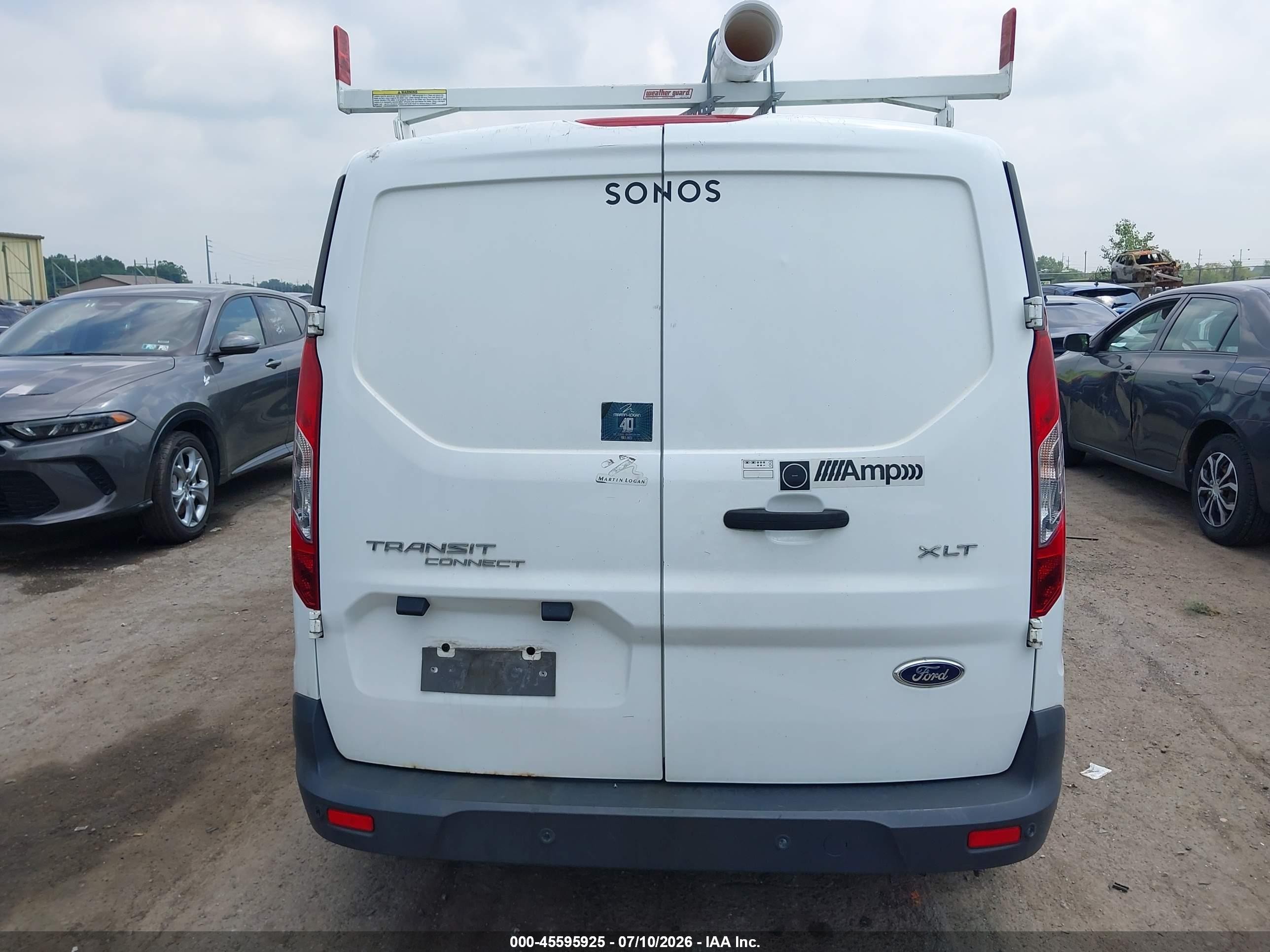 2015 Ford Transit Connect Xlt White vin: NM0LS7F76F1179830