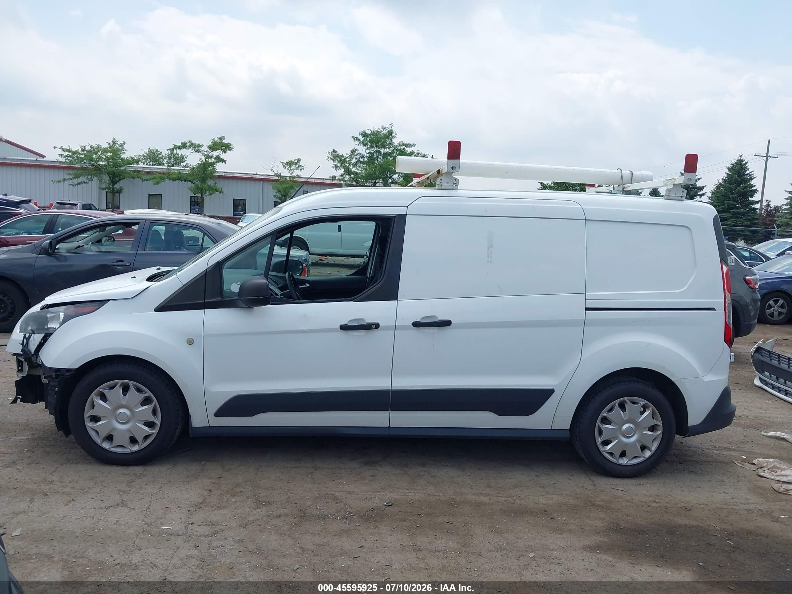 2015 Ford Transit Connect Xlt White vin: NM0LS7F76F1179830