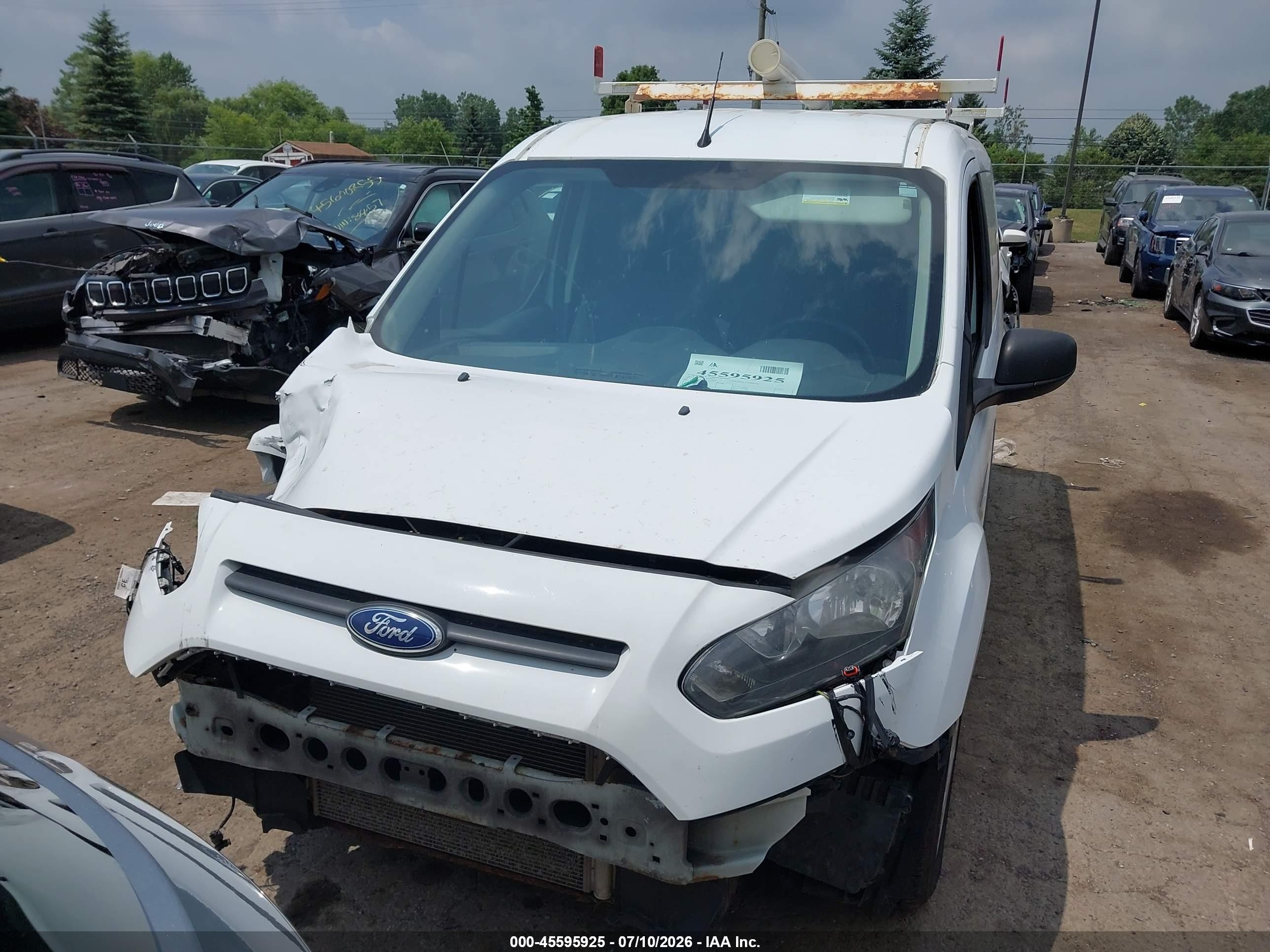 2015 Ford Transit Connect Xlt White vin: NM0LS7F76F1179830