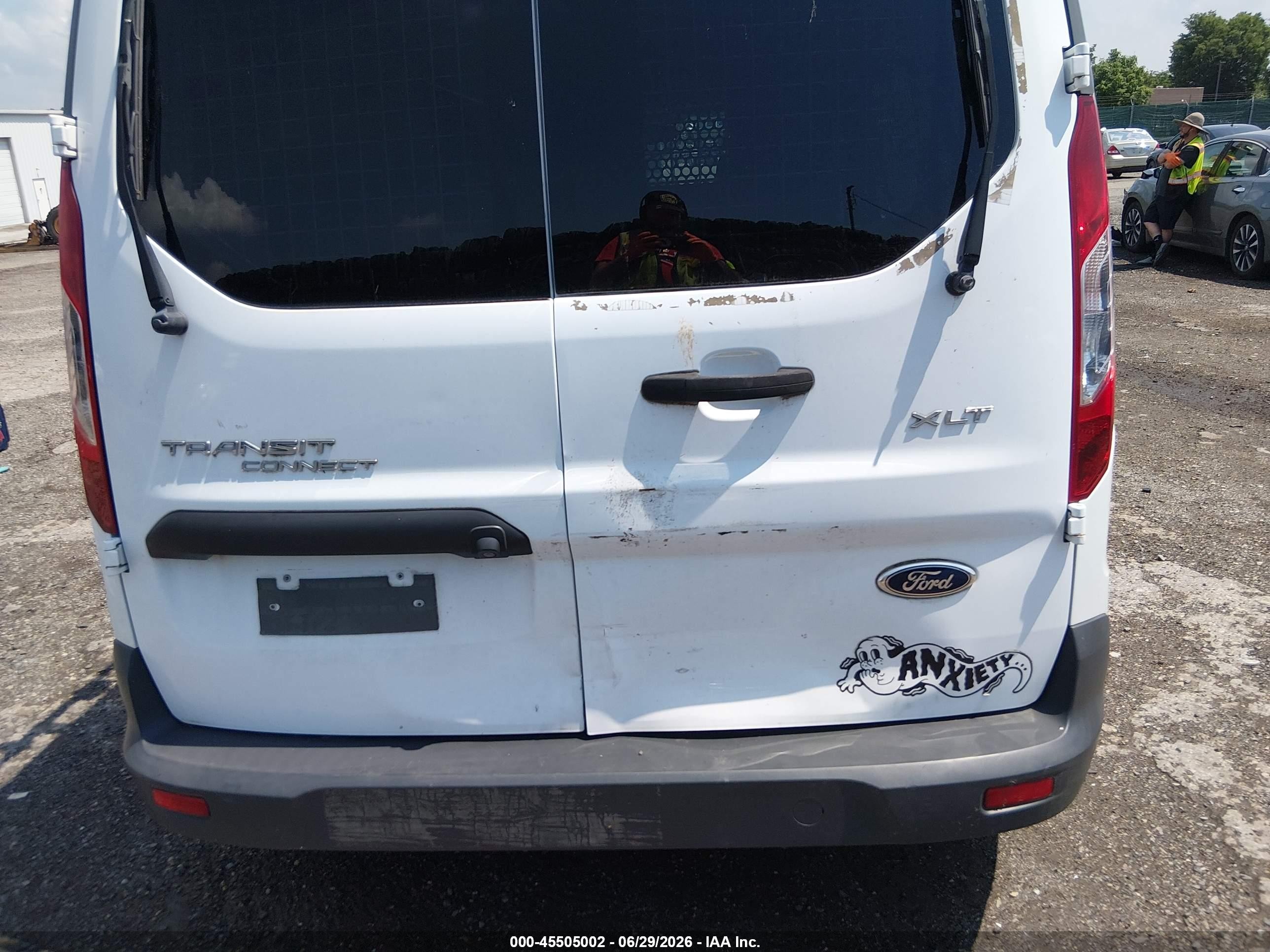 2015 Ford Transit Connect Xlt White vin: NM0LS7F76F1222109