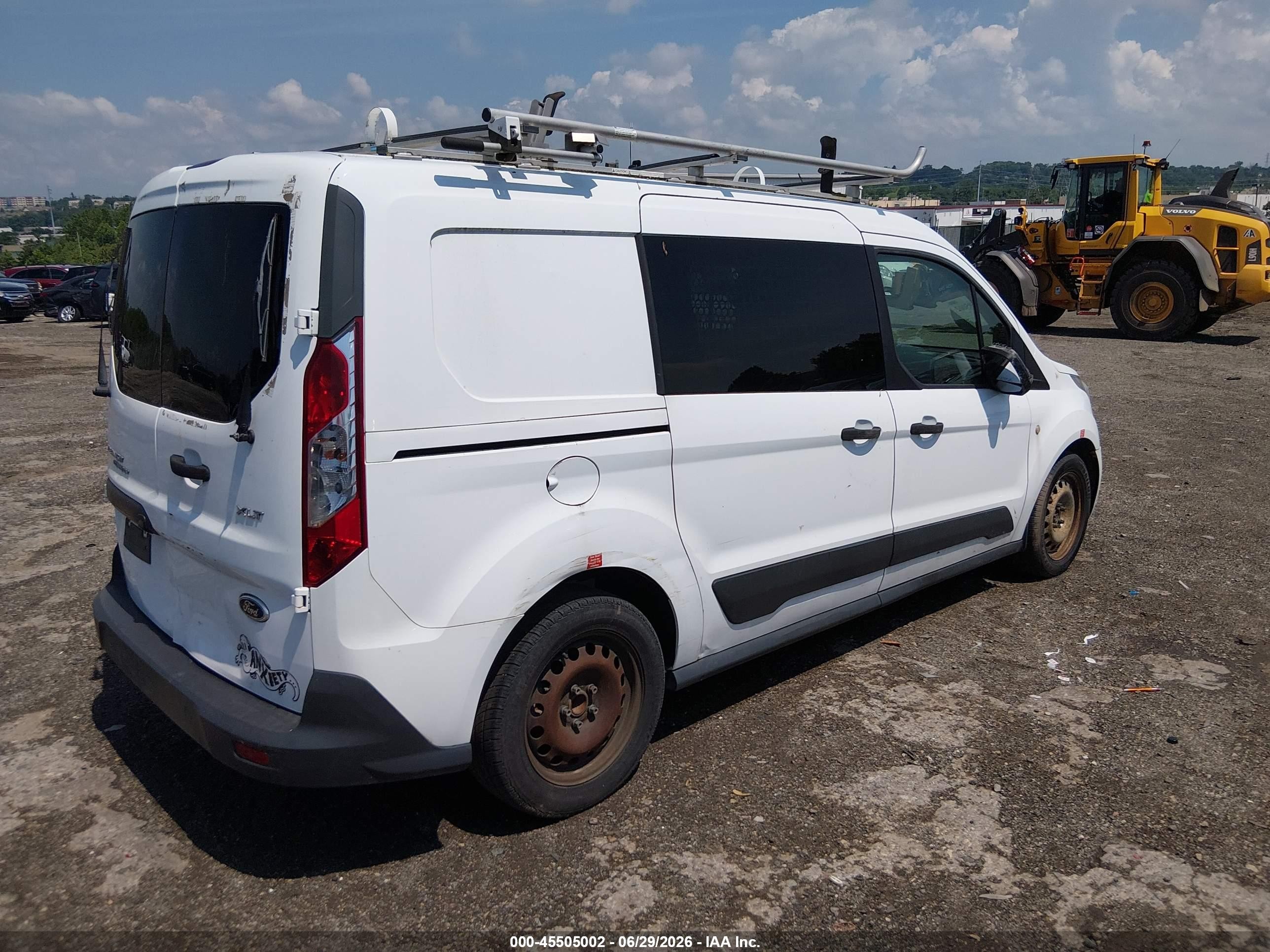 2015 Ford Transit Connect Xlt White vin: NM0LS7F76F1222109