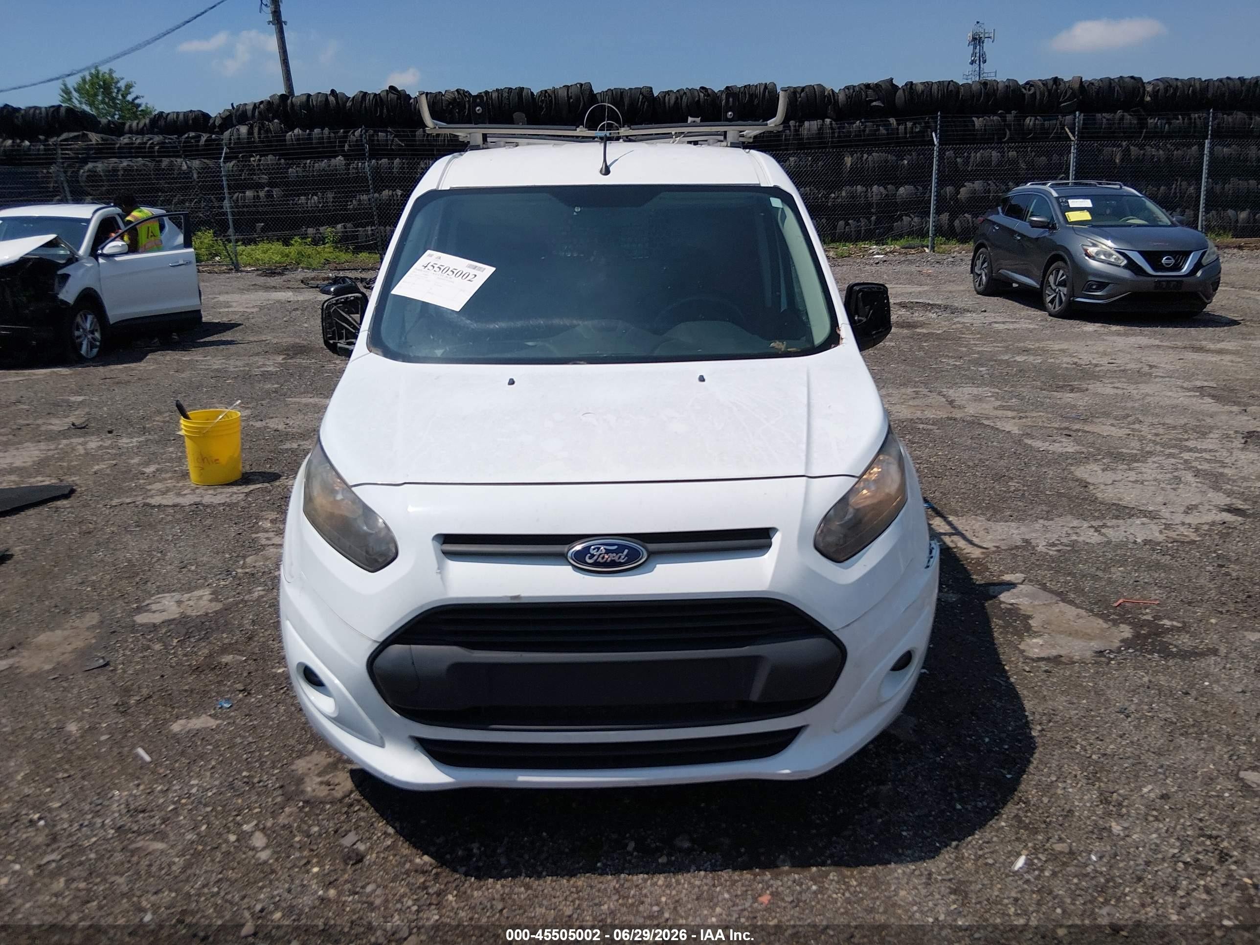 2015 Ford Transit Connect Xlt White vin: NM0LS7F76F1222109