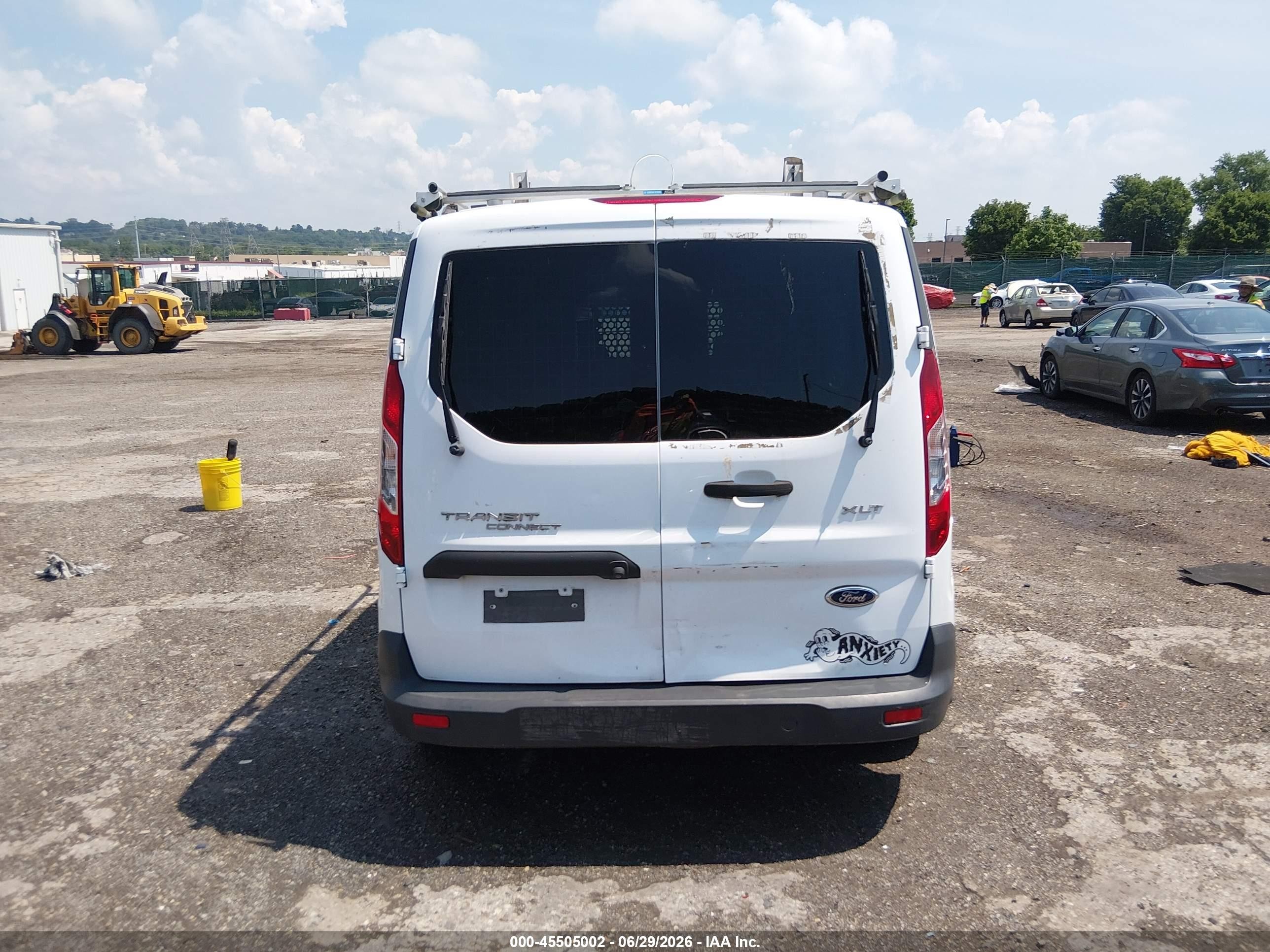 2015 Ford Transit Connect Xlt White vin: NM0LS7F76F1222109