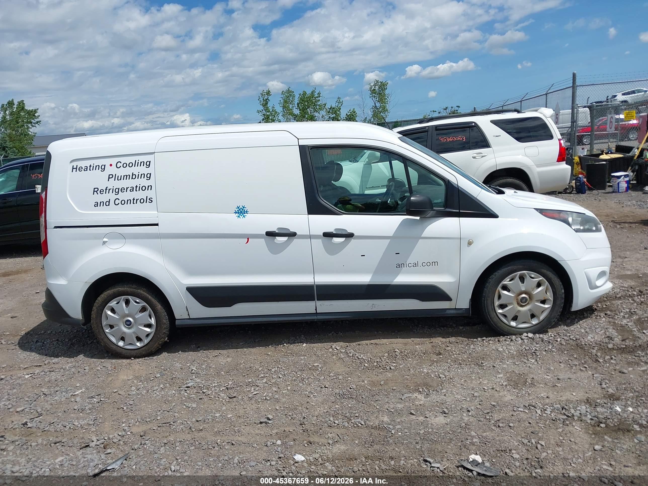 2015 Ford Transit Connect Xlt Белый vin: NM0LS7F76F1223129