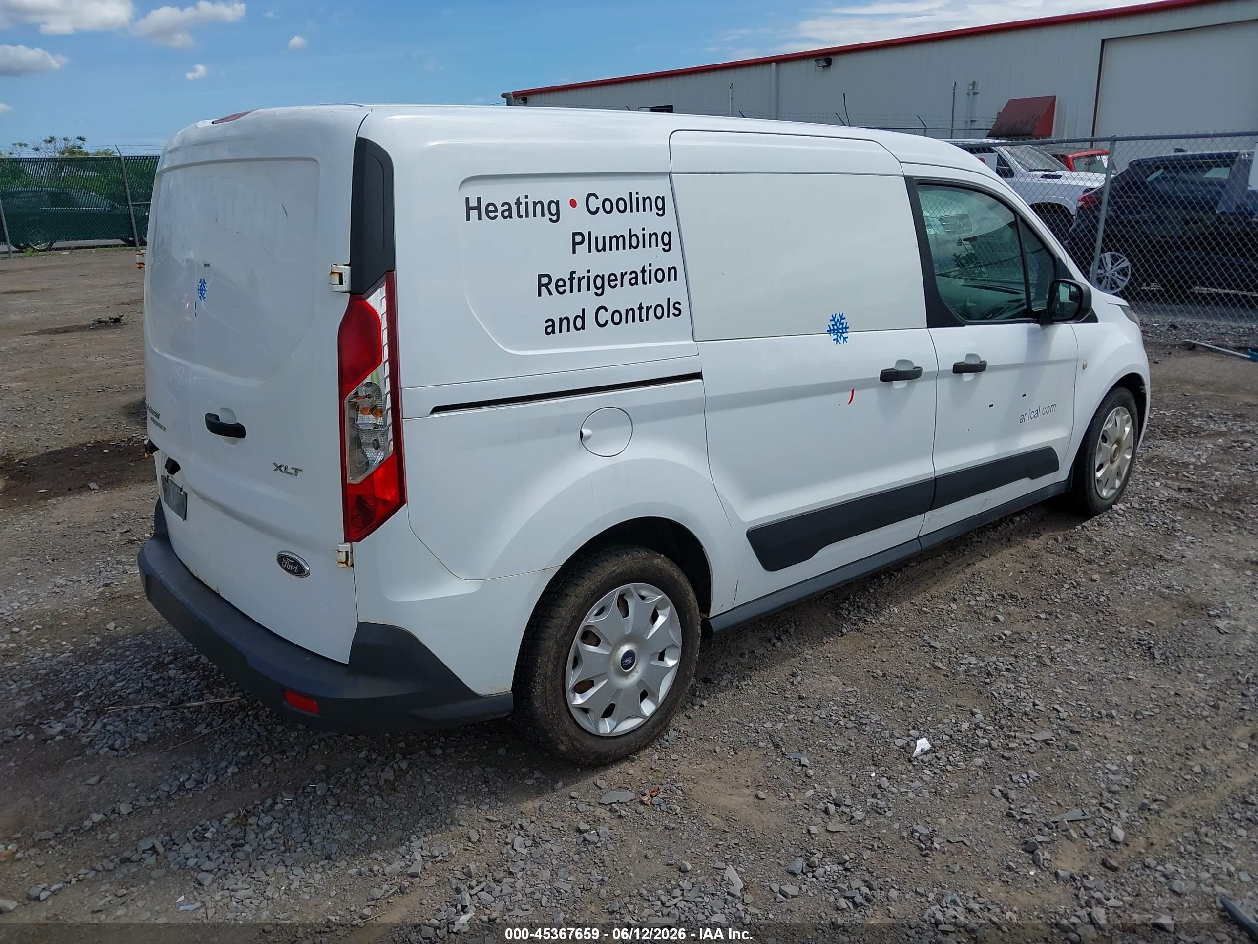 2015 Ford Transit Connect Xlt Белый vin: NM0LS7F76F1223129