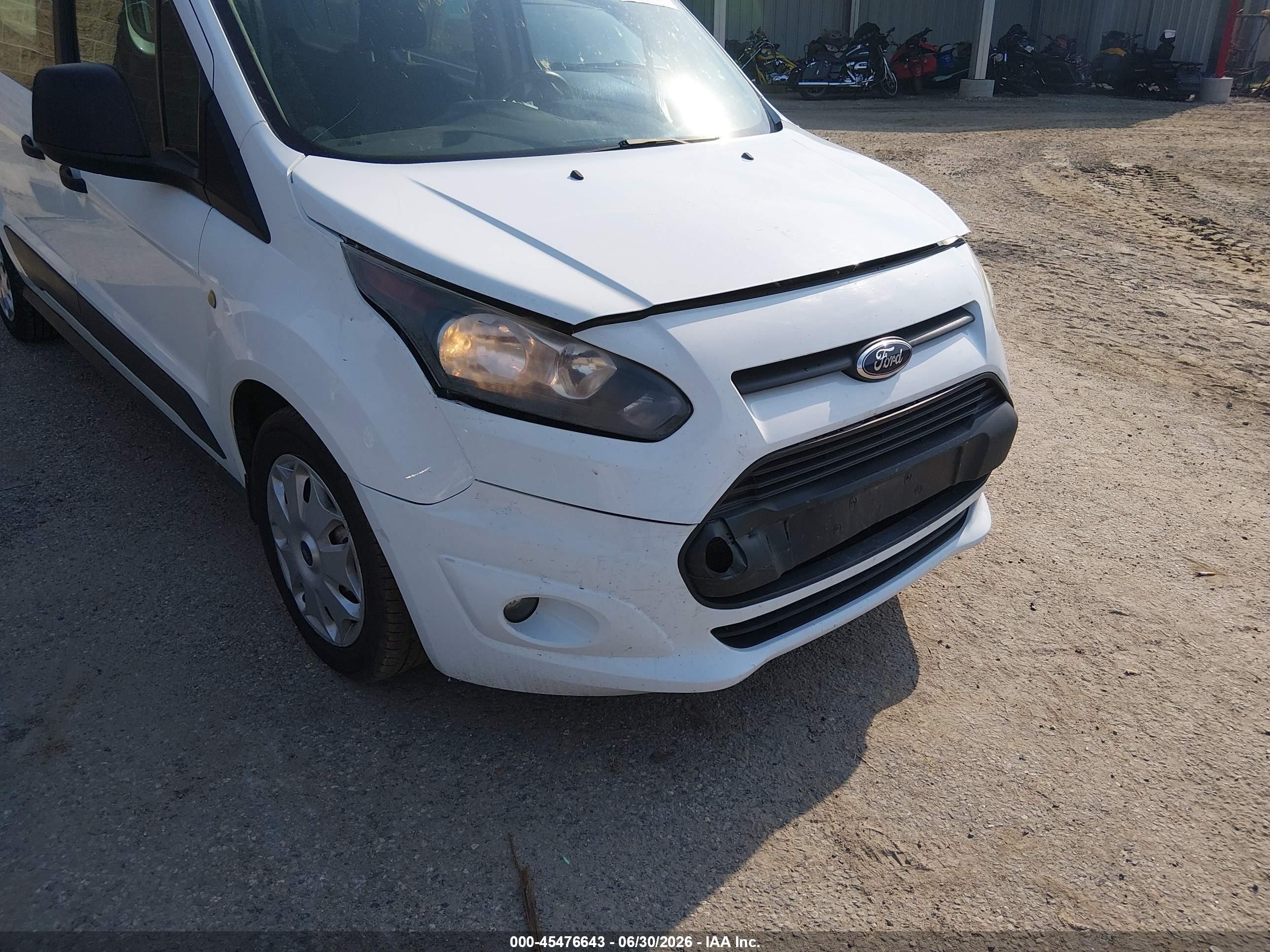 2014 Ford Transit Connect Xlt White vin: NM0LS7F77E1164655