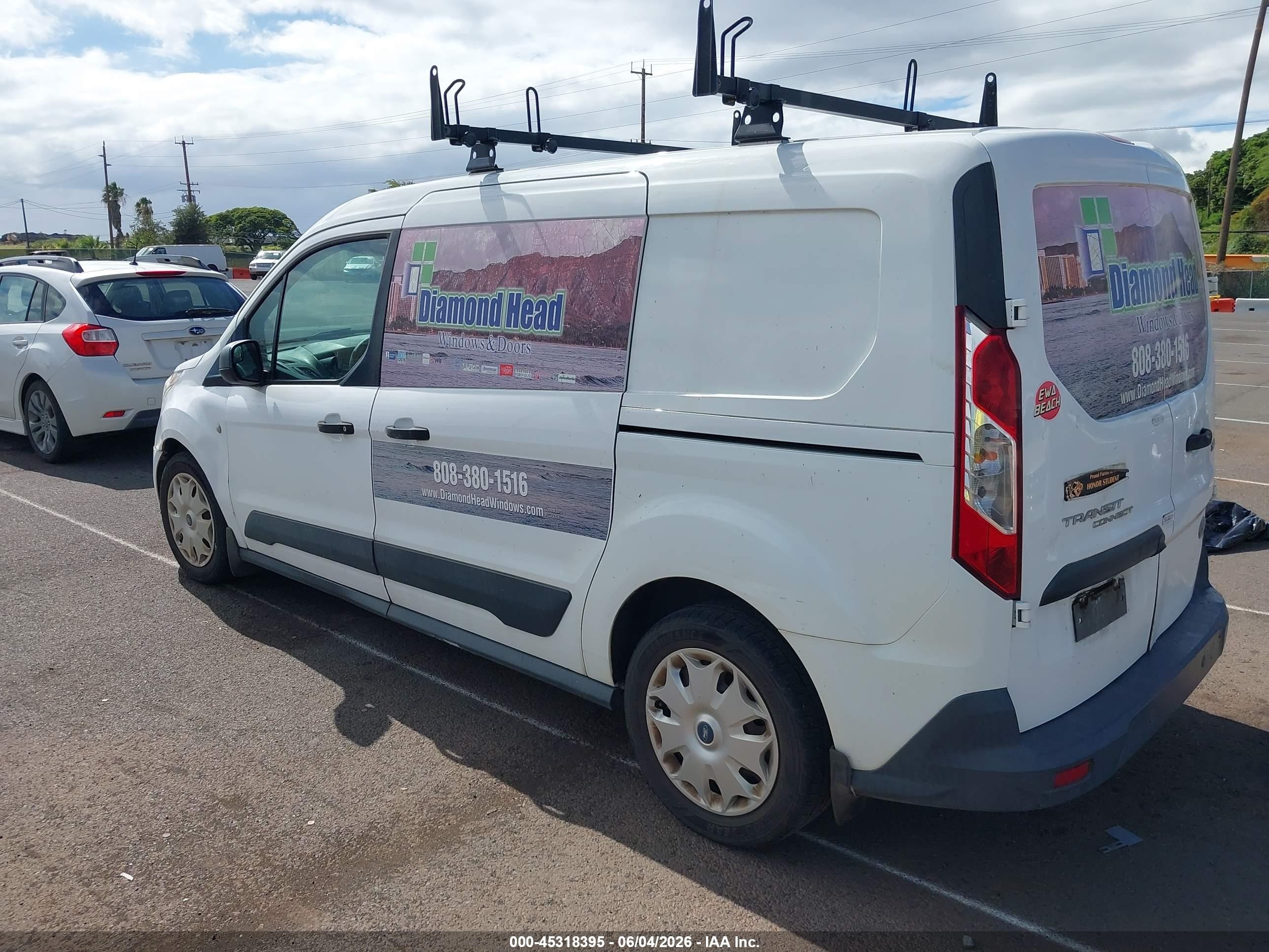 2016 Ford Transit Connect Xlt White vin: NM0LS7F77G1292025
