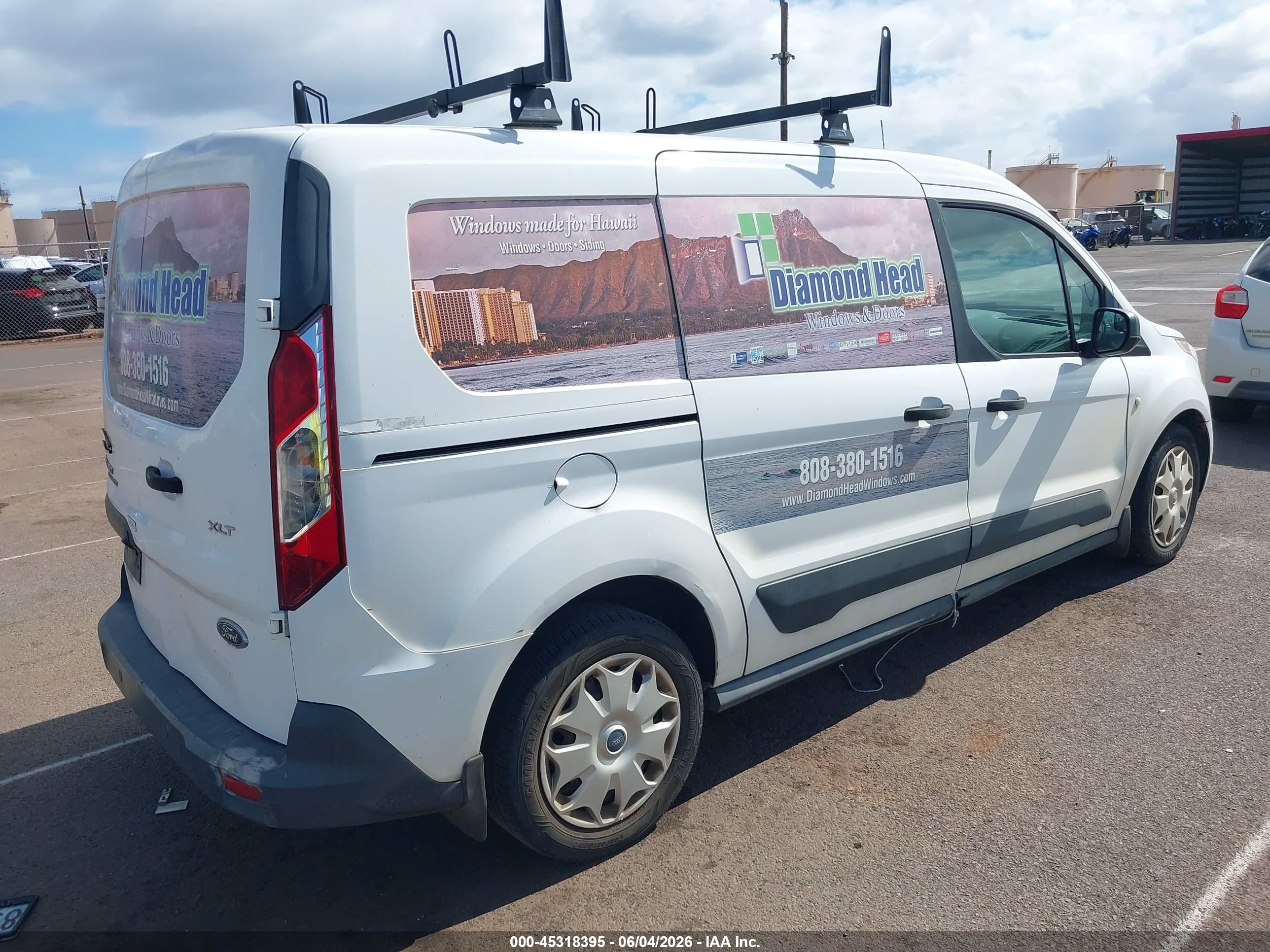 2016 Ford Transit Connect Xlt White vin: NM0LS7F77G1292025