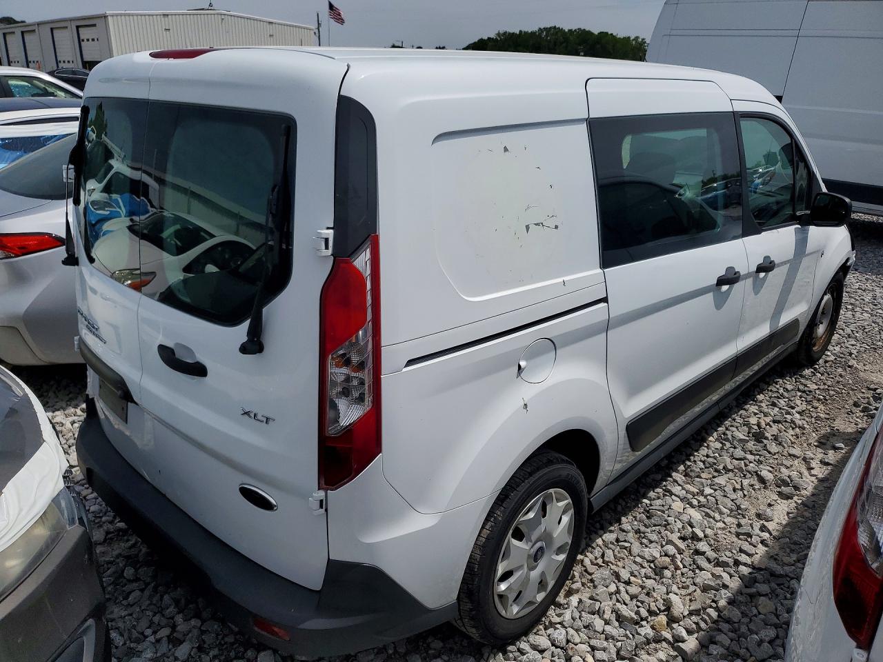 2014 Ford Transit Connect Xlt White vin: NM0LS7F78E1150540