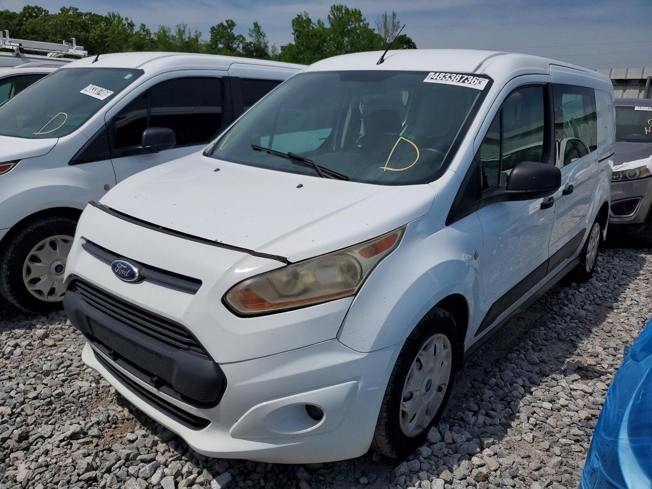 2014 Ford Transit Connect Xlt White vin: NM0LS7F78E1150540