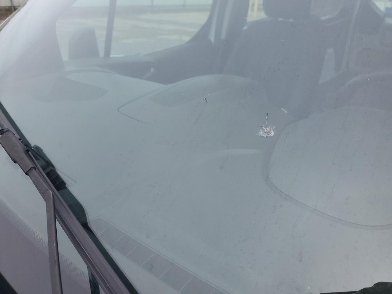 2014 Ford Transit Connect Xlt White vin: NM0LS7F78E1150540 Damage: Windshield, Star In Glass, 1 To 2 Inches