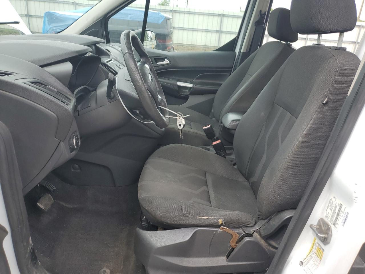 2014 Ford Transit Connect Xlt White vin: NM0LS7F78E1150540 Damage: Steering Wheel, Worn, Acceptable