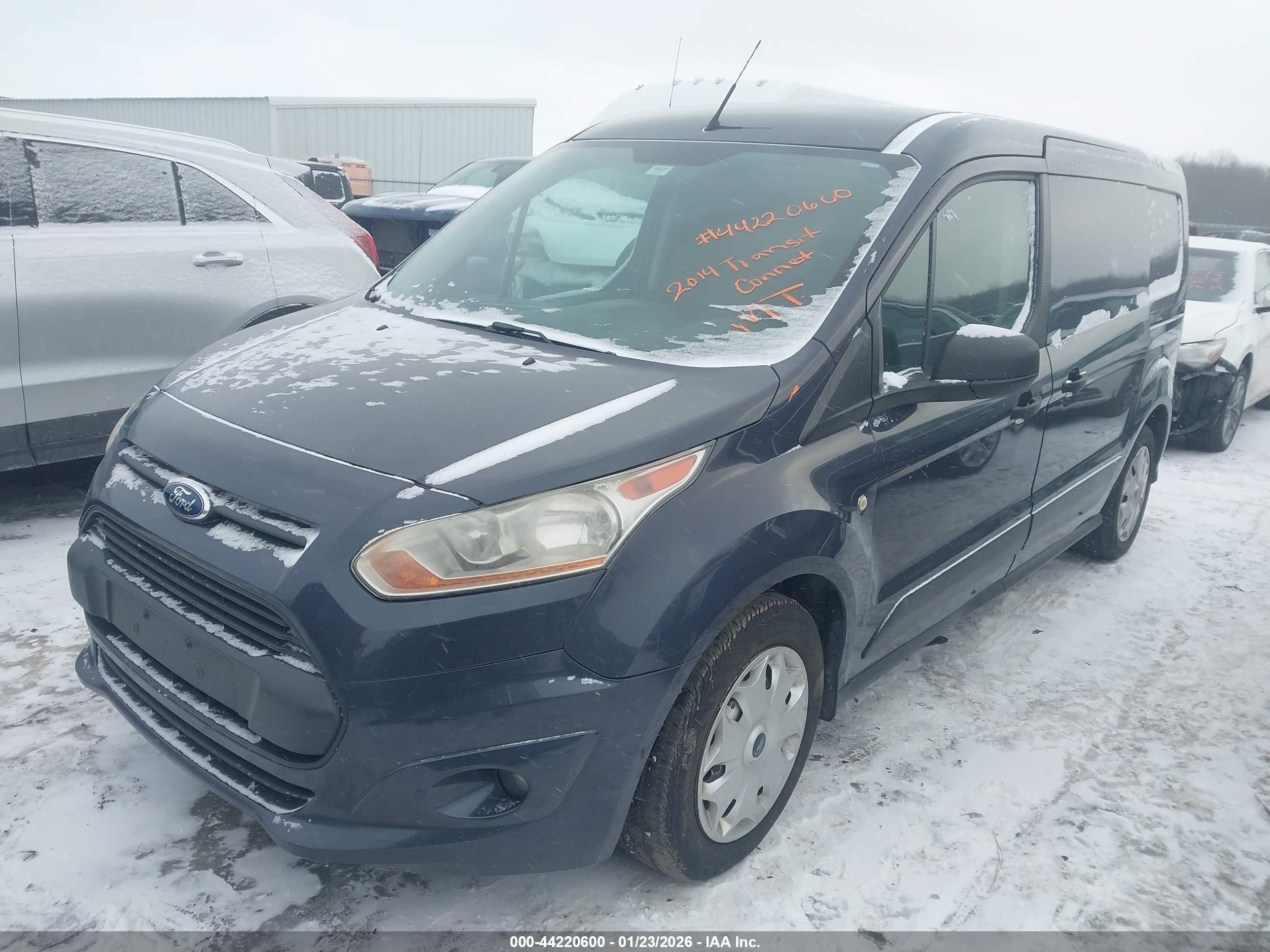 2014 Ford Transit Connect Xlt Синий vin: NM0LS7F78E1152790