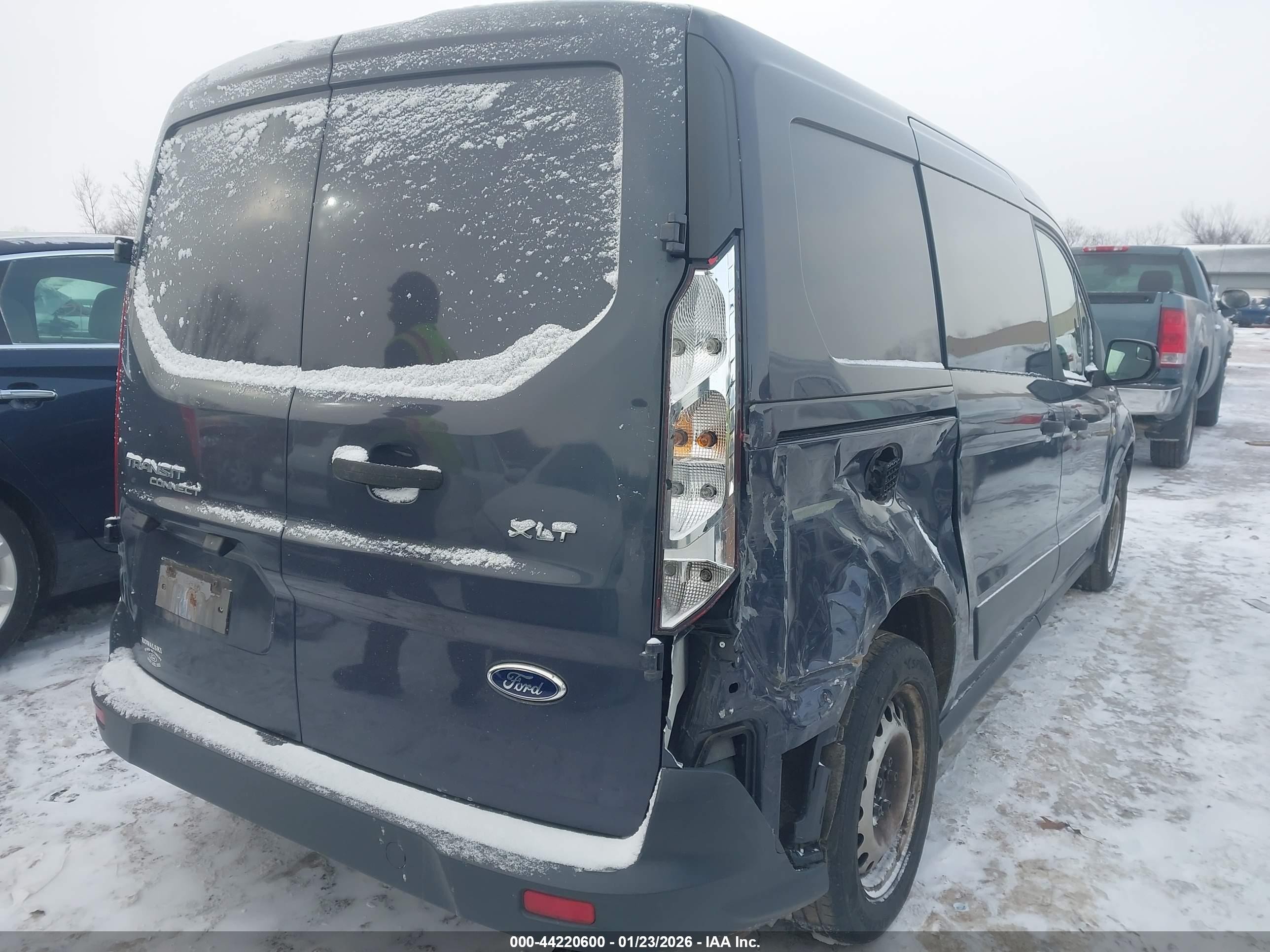 2014 Ford Transit Connect Xlt Синий vin: NM0LS7F78E1152790