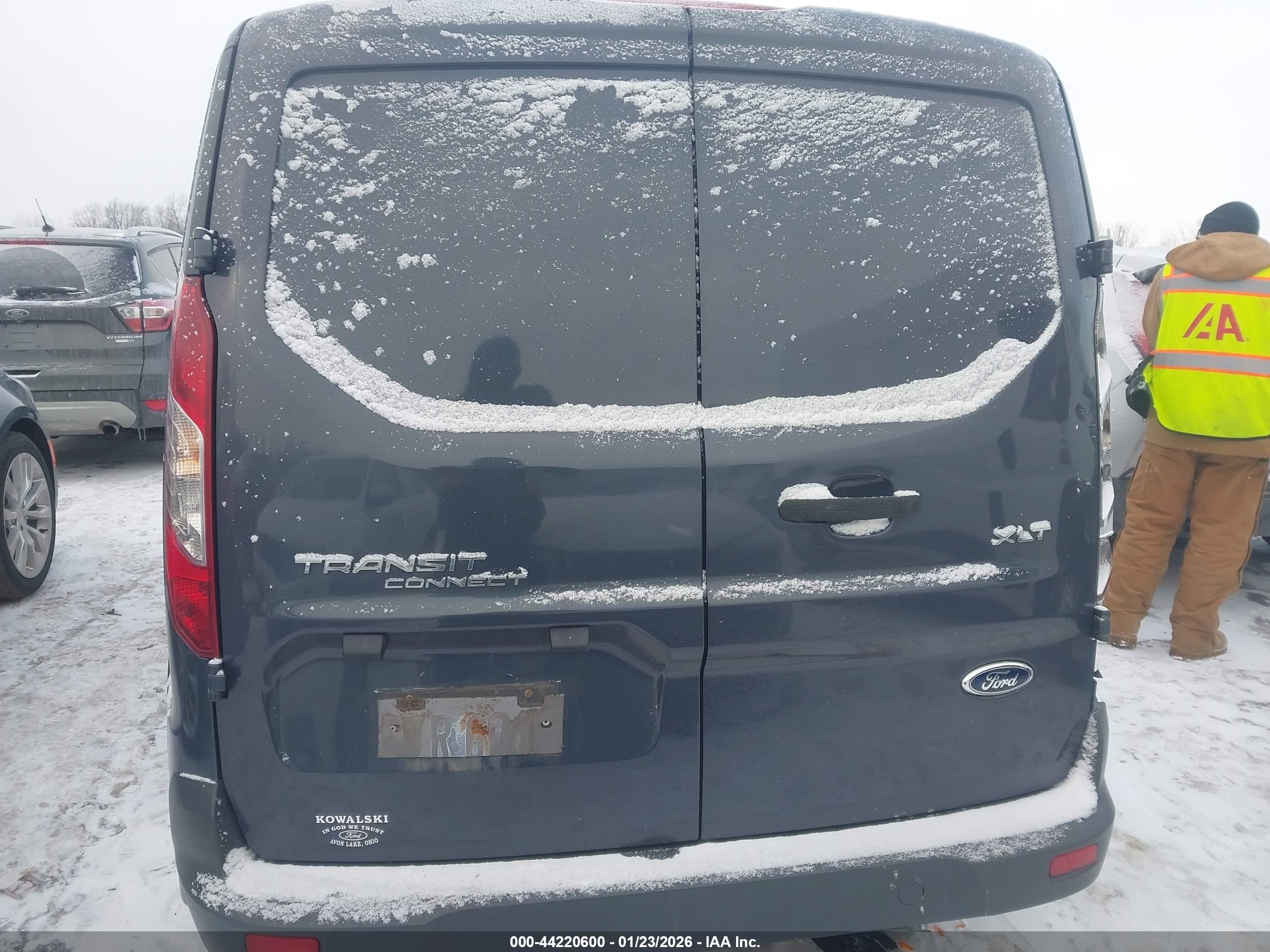 2014 Ford Transit Connect Xlt Синий vin: NM0LS7F78E1152790