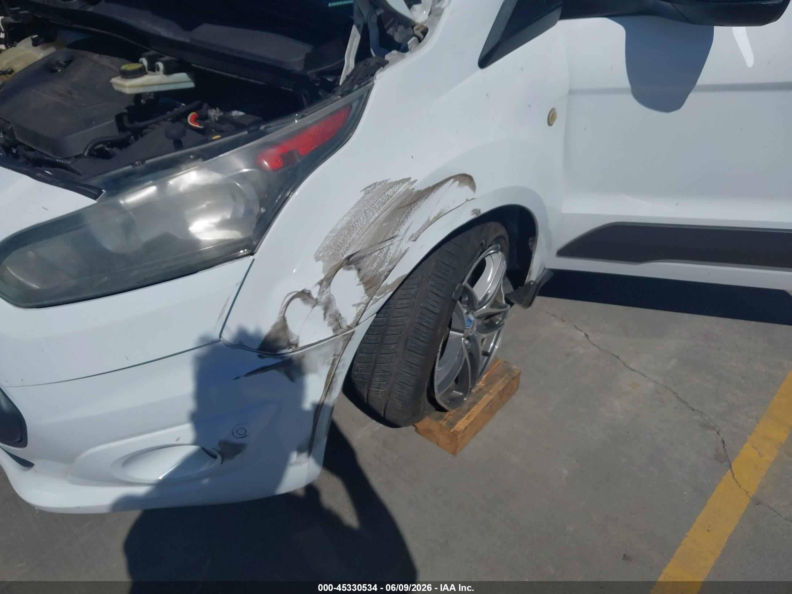 2014 Ford Transit Connect Xlt White vin: NM0LS7FX8E1164244