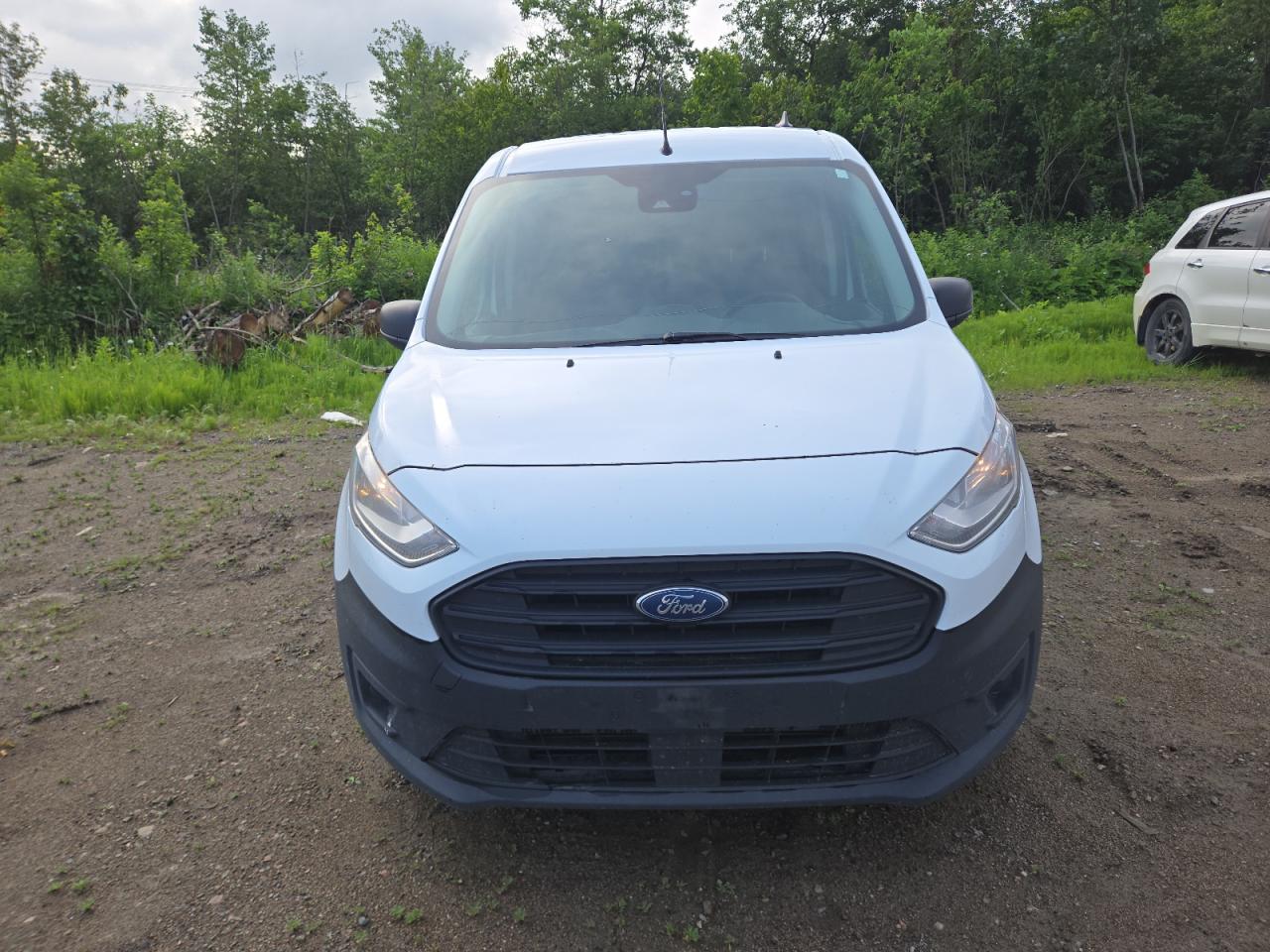 2019 Ford Transit Connect White vin: NM0LS7S23K1430775 Damage: Hood, Chipped, 4