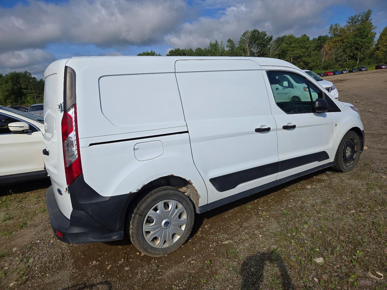 2019 Ford Transit Connect White vin: NM0LS7S23K1430775