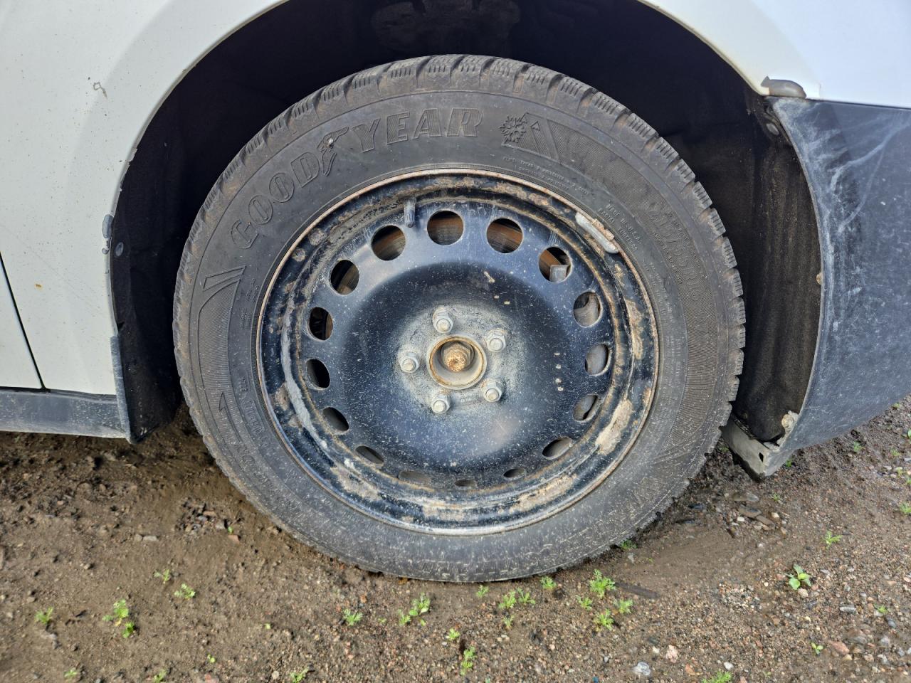 2019 Ford Transit Connect White vin: NM0LS7S23K1430775 Damage: Right Front Wheel, Missing, Replacement Required