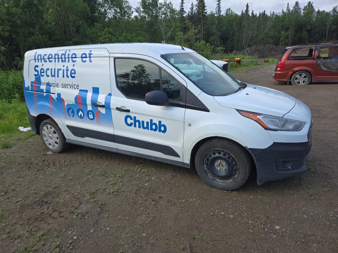 2019 Ford Transit Connect White vin: NM0LS7S23K1430775 Damage: Right Front Fender, Chipped, 3