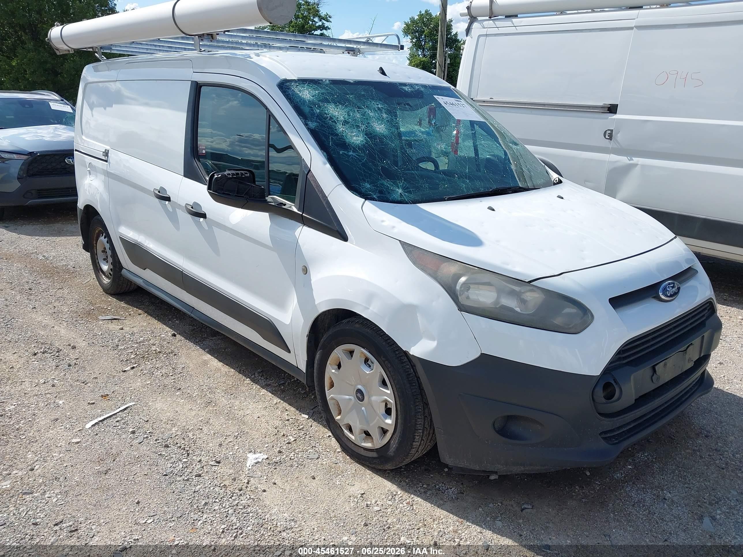 2014 Ford Transit Connect Xl White vin: NM0LS7E79E1171673