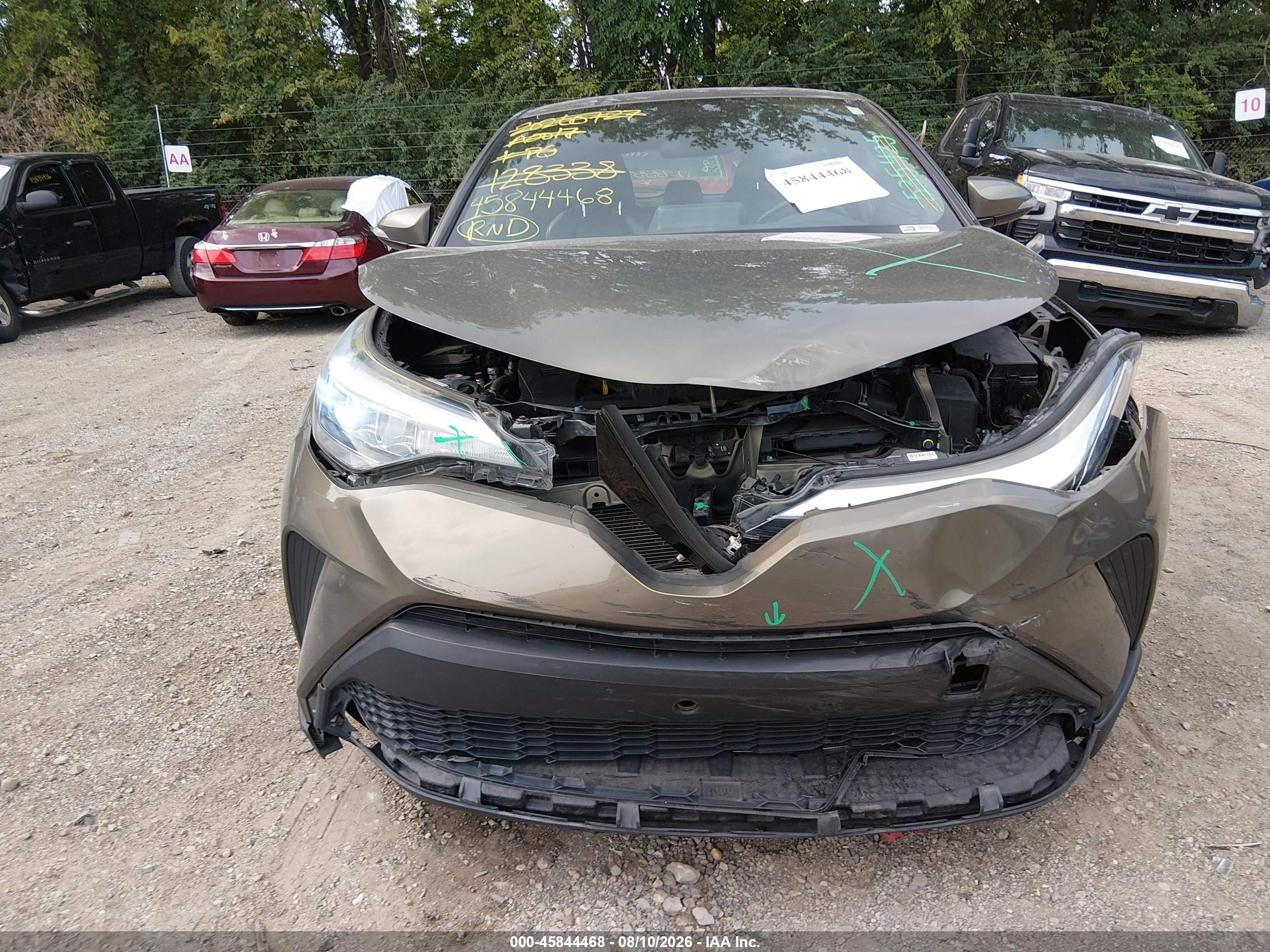 2021 Toyota C-hr Xle Gray vin: NMTKHMBX0MR128338