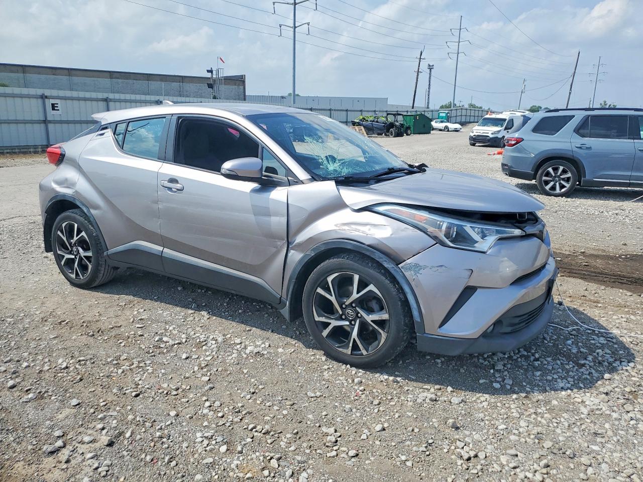 2018 Toyota C-hr Xle Premium Gray vin: NMTKHMBX1JR003778