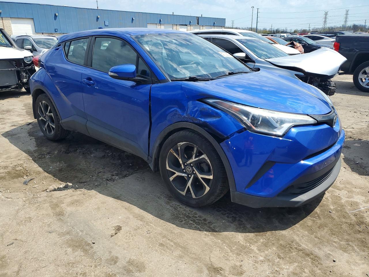 2018 Toyota C-hr Xle Blue vin: NMTKHMBX3JR014104
