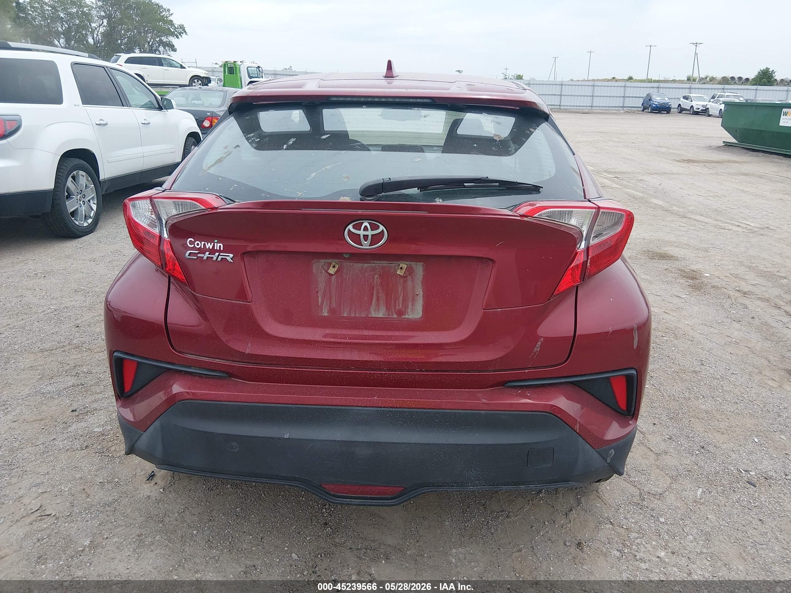 2018 Toyota C-hr Xle Premium Red vin: NMTKHMBX3JR024874