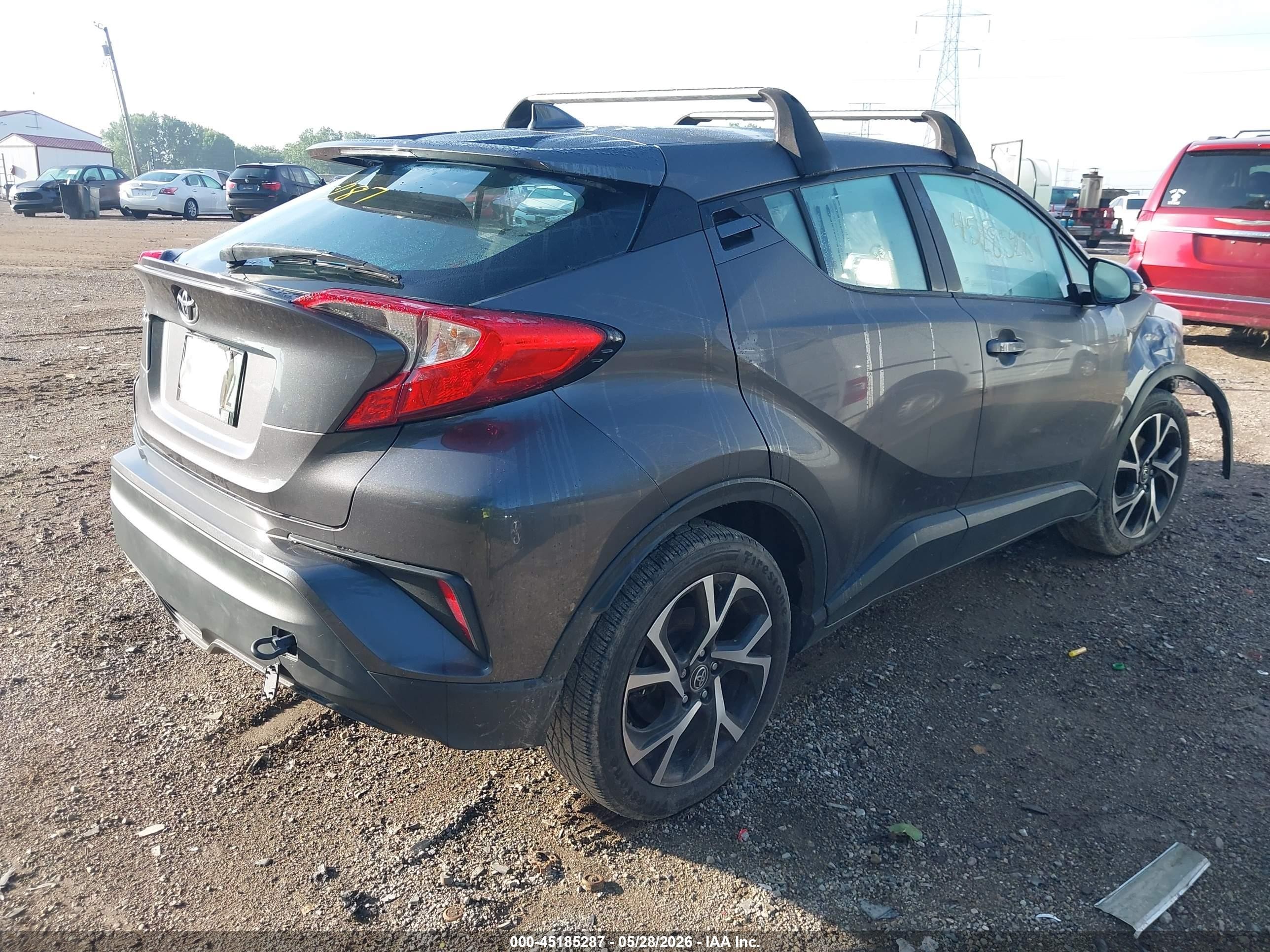 2018 Toyota C-hr Xle/xle Premium Gray vin: NMTKHMBX4JR025791