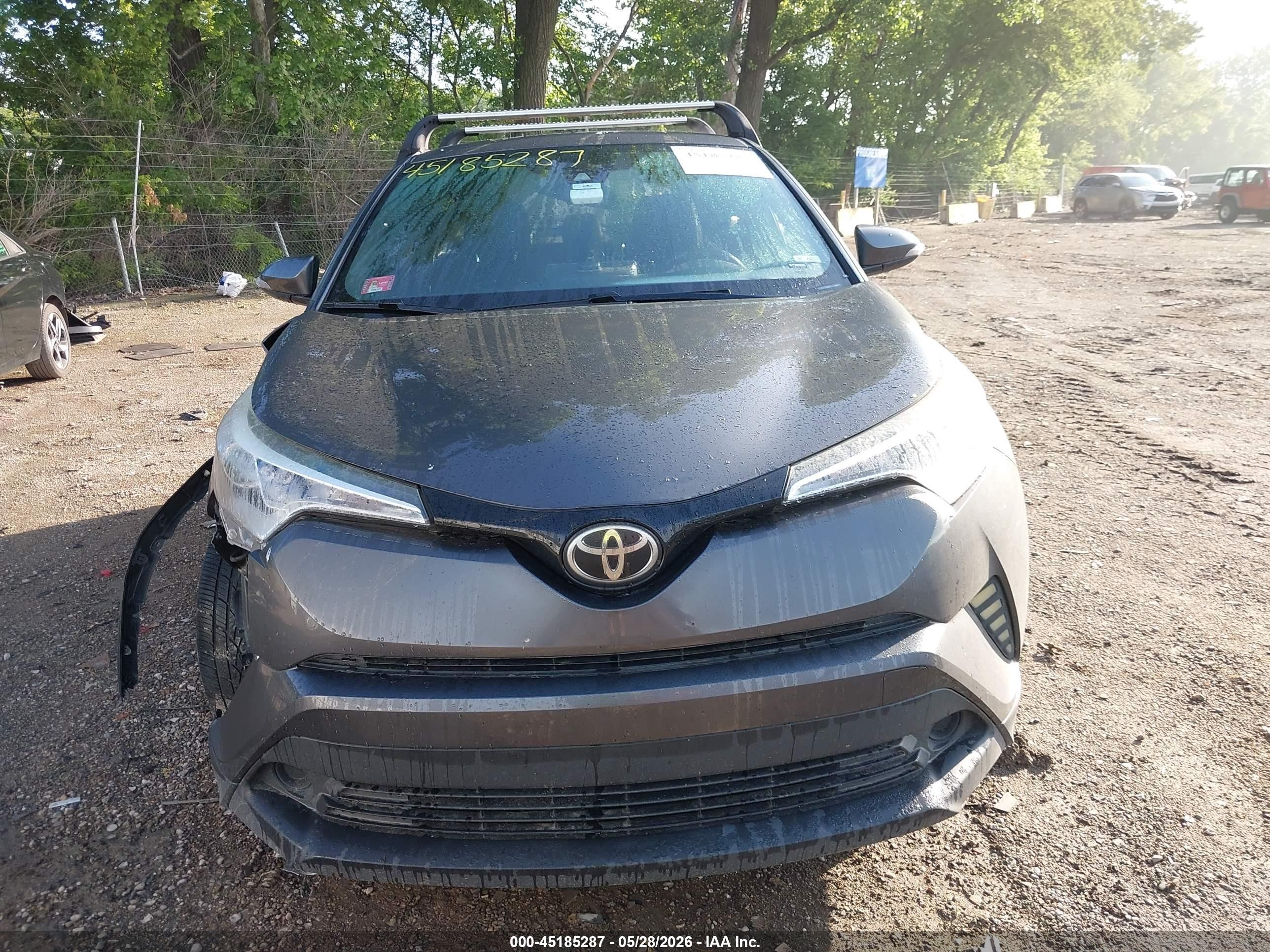 2018 Toyota C-hr Xle/xle Premium Gray vin: NMTKHMBX4JR025791