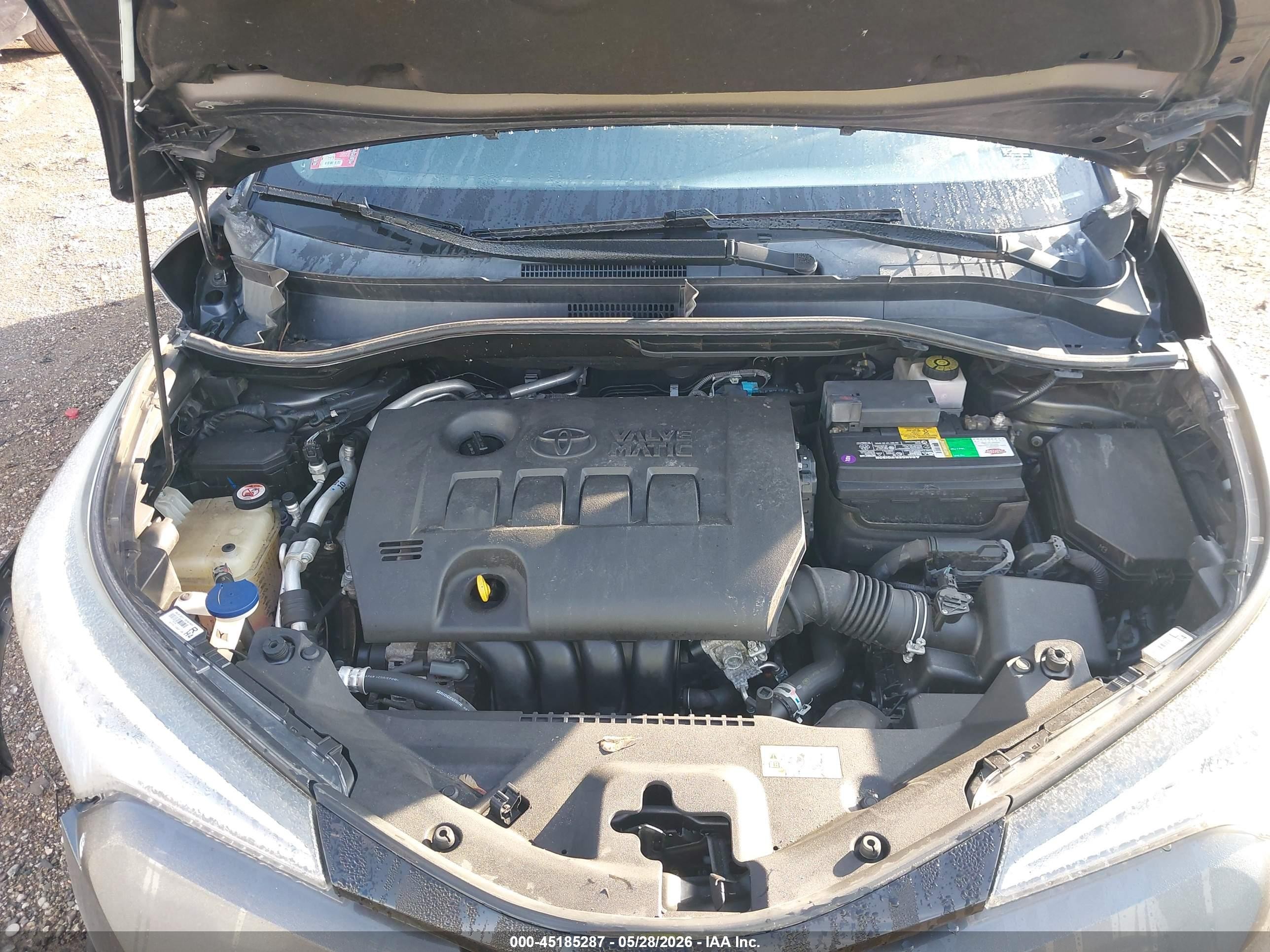 2018 Toyota C-hr Xle/xle Premium Gray vin: NMTKHMBX4JR025791
