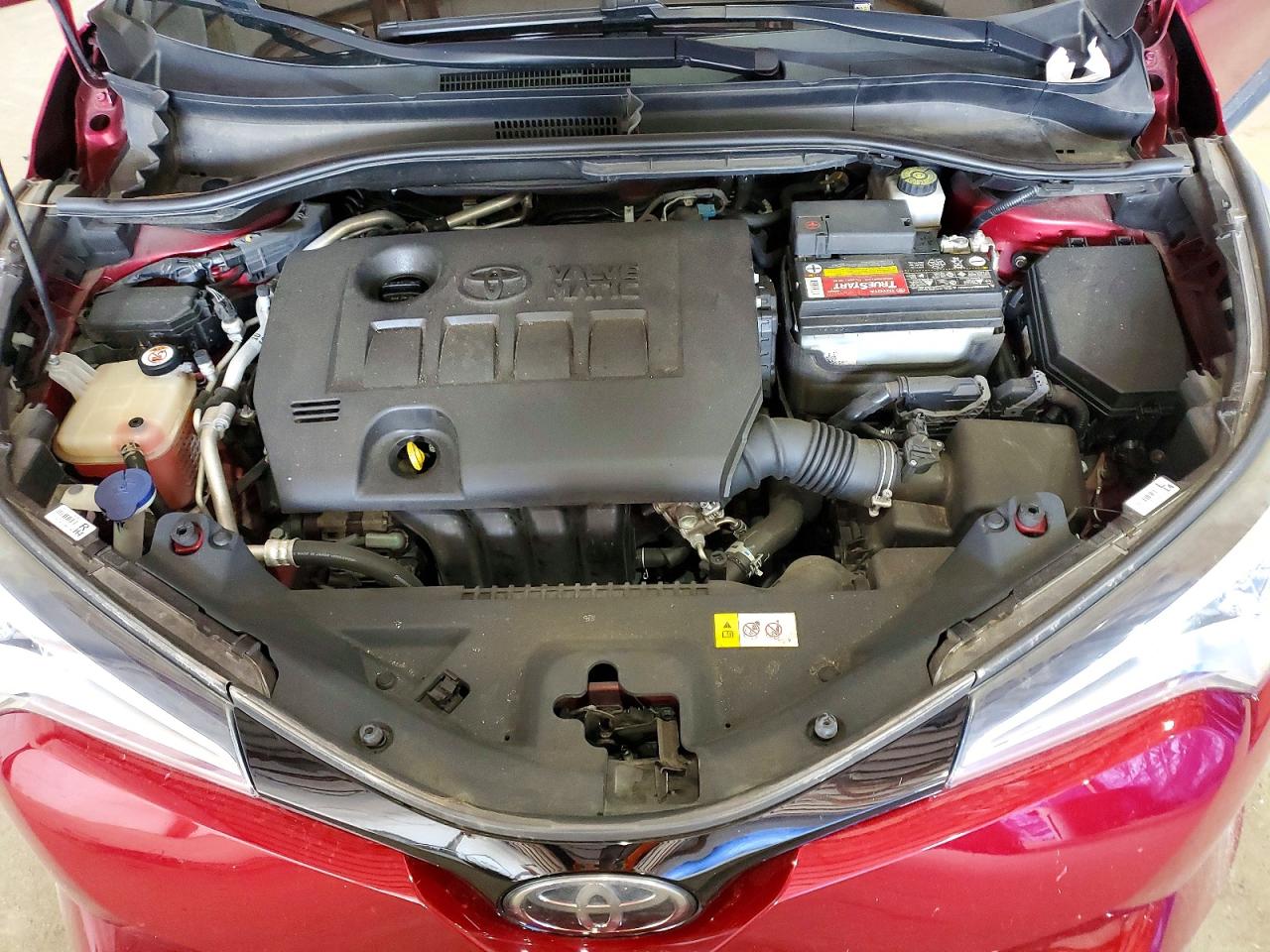 2018 Toyota C-hr Xle Темно-бордовый vin: NMTKHMBX4JR061481