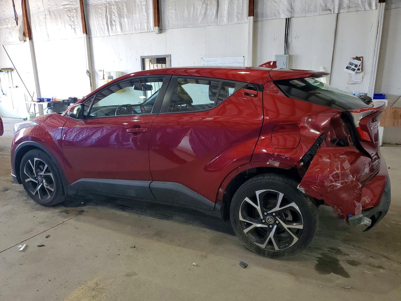 2018 Toyota C-hr Xle Темно-бордовый vin: NMTKHMBX4JR061481