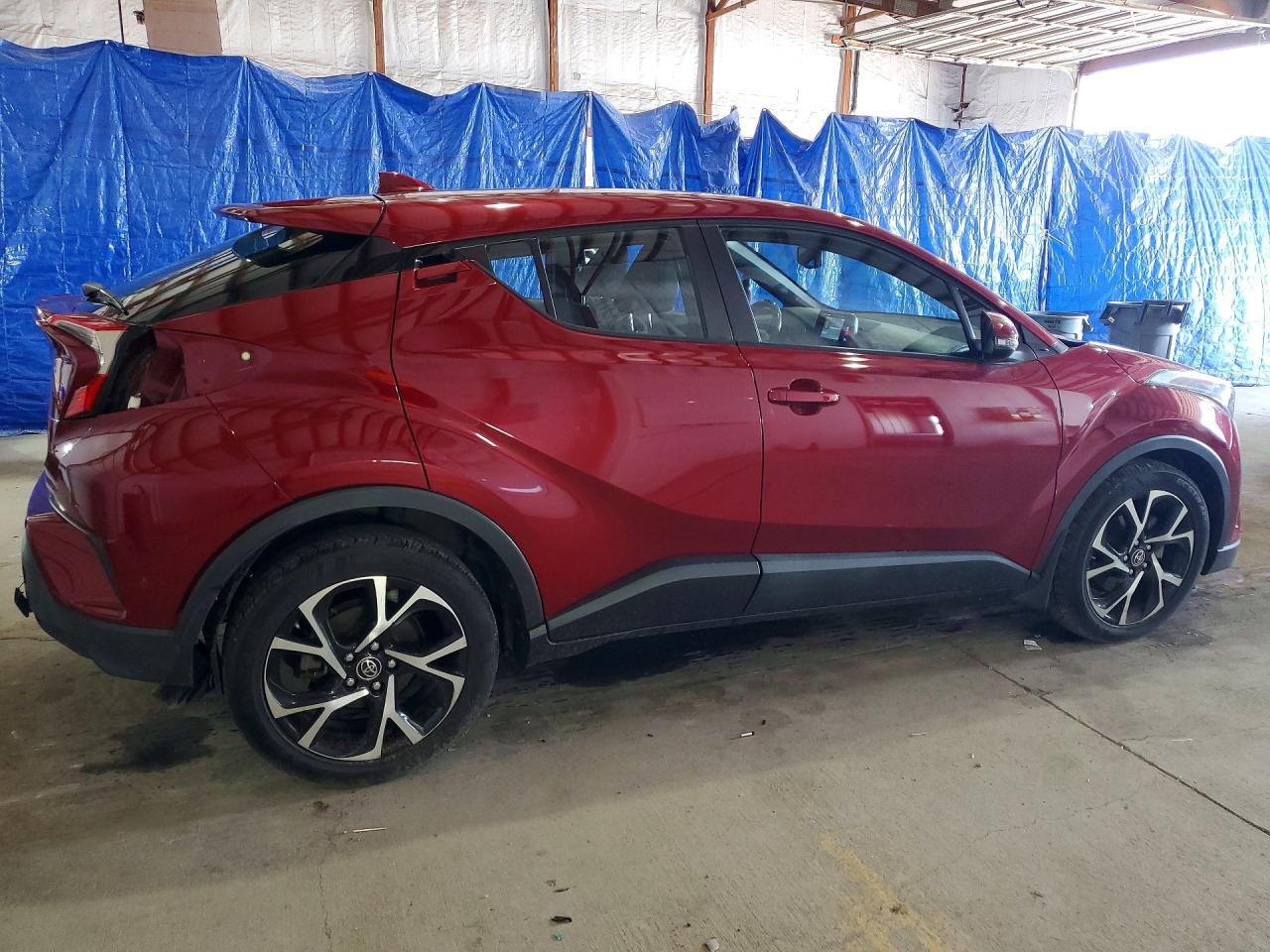2018 Toyota C-hr Xle Темно-бордовый vin: NMTKHMBX4JR061481