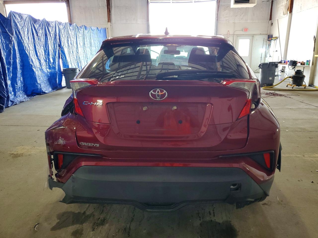 2018 Toyota C-hr Xle Темно-бордовый vin: NMTKHMBX4JR061481