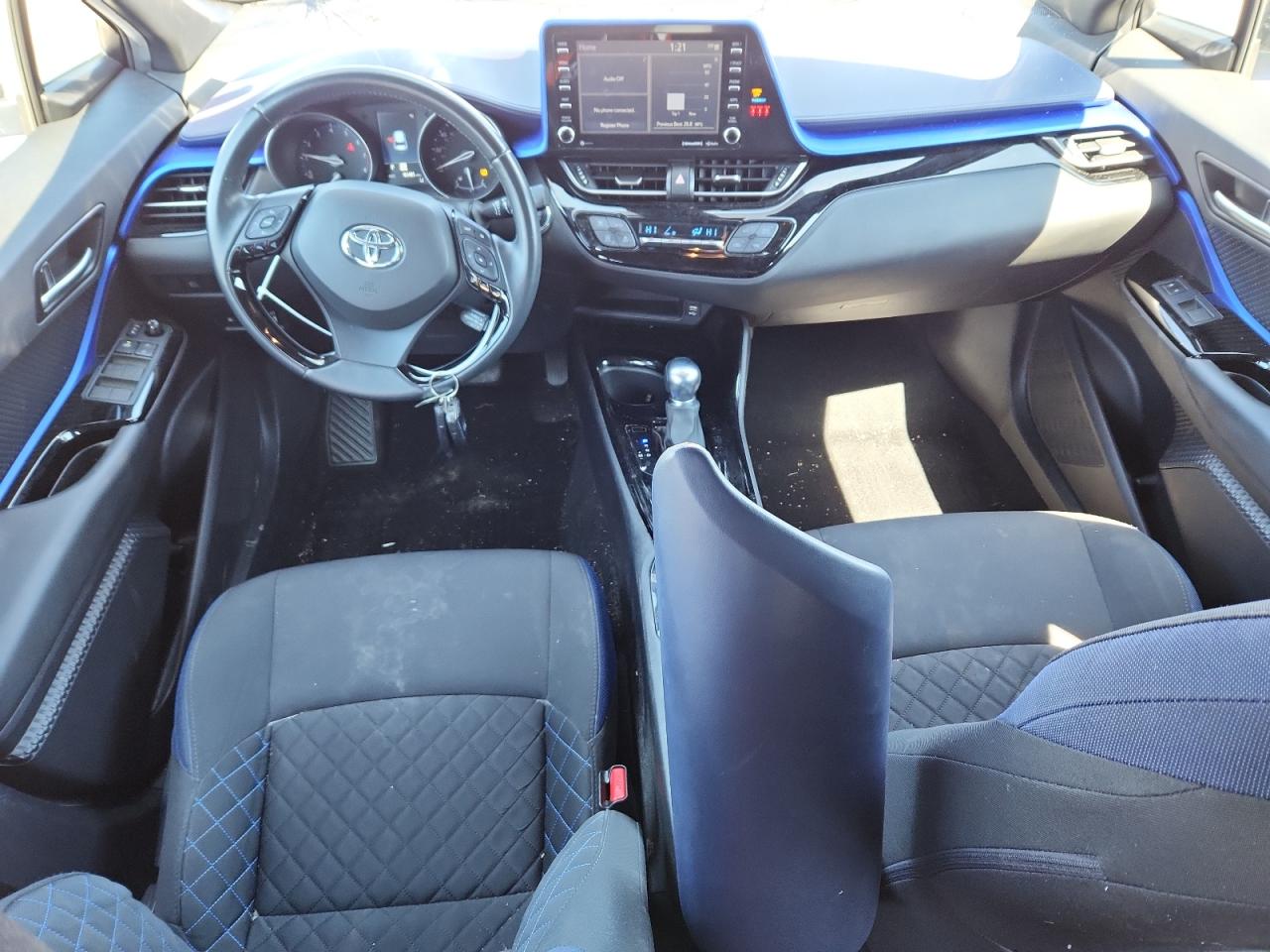 2021 Toyota C-hr Xle Blue vin: NMTKHMBX4MR132263 Damage: Left Front Seat, Stained, Permanent