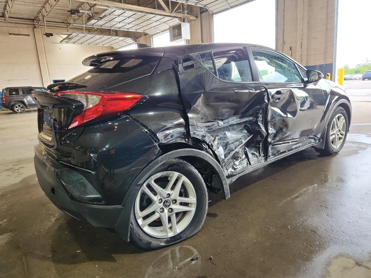 2021 Toyota C-hr Le Black vin: NMTKHMBX4MR135129 Damage: Right Qtr Panel, Severe Damage, Replacement Required