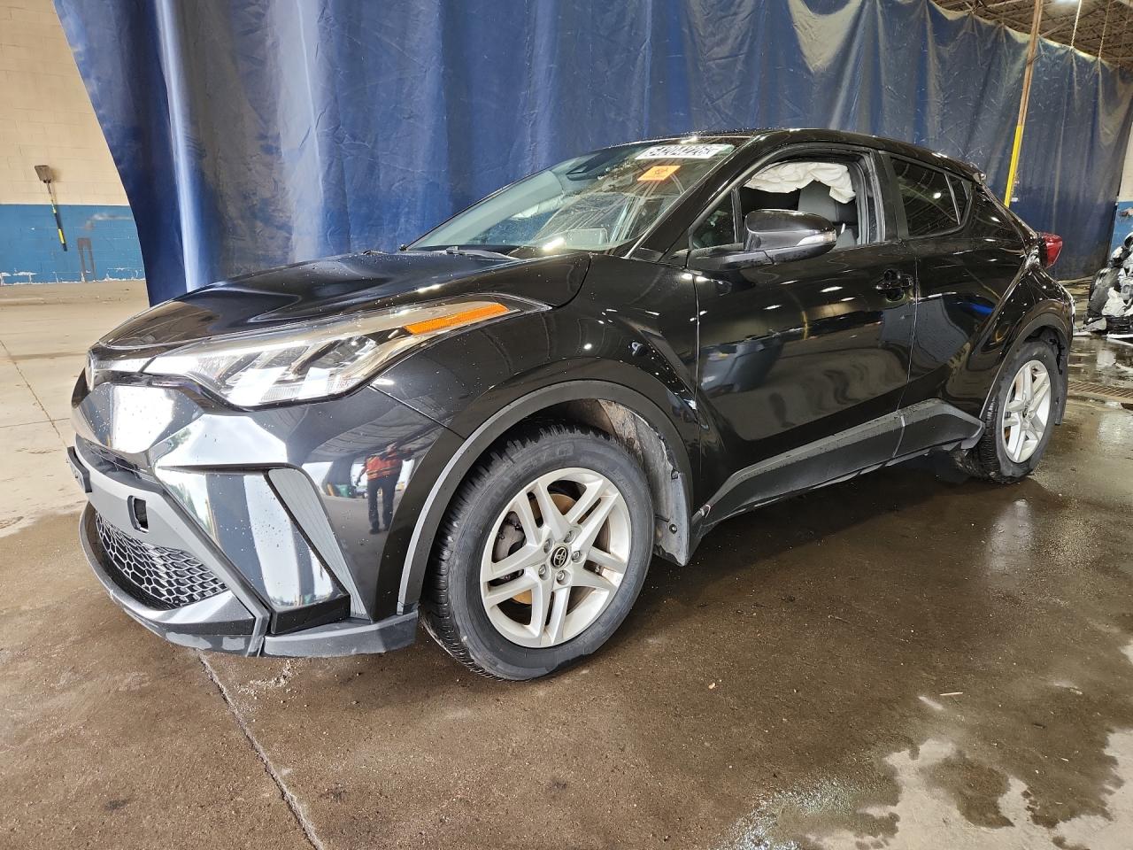 2021 Toyota C-hr Le Black vin: NMTKHMBX4MR135129 Damage: Left Front Window, Missing, Replacement Required