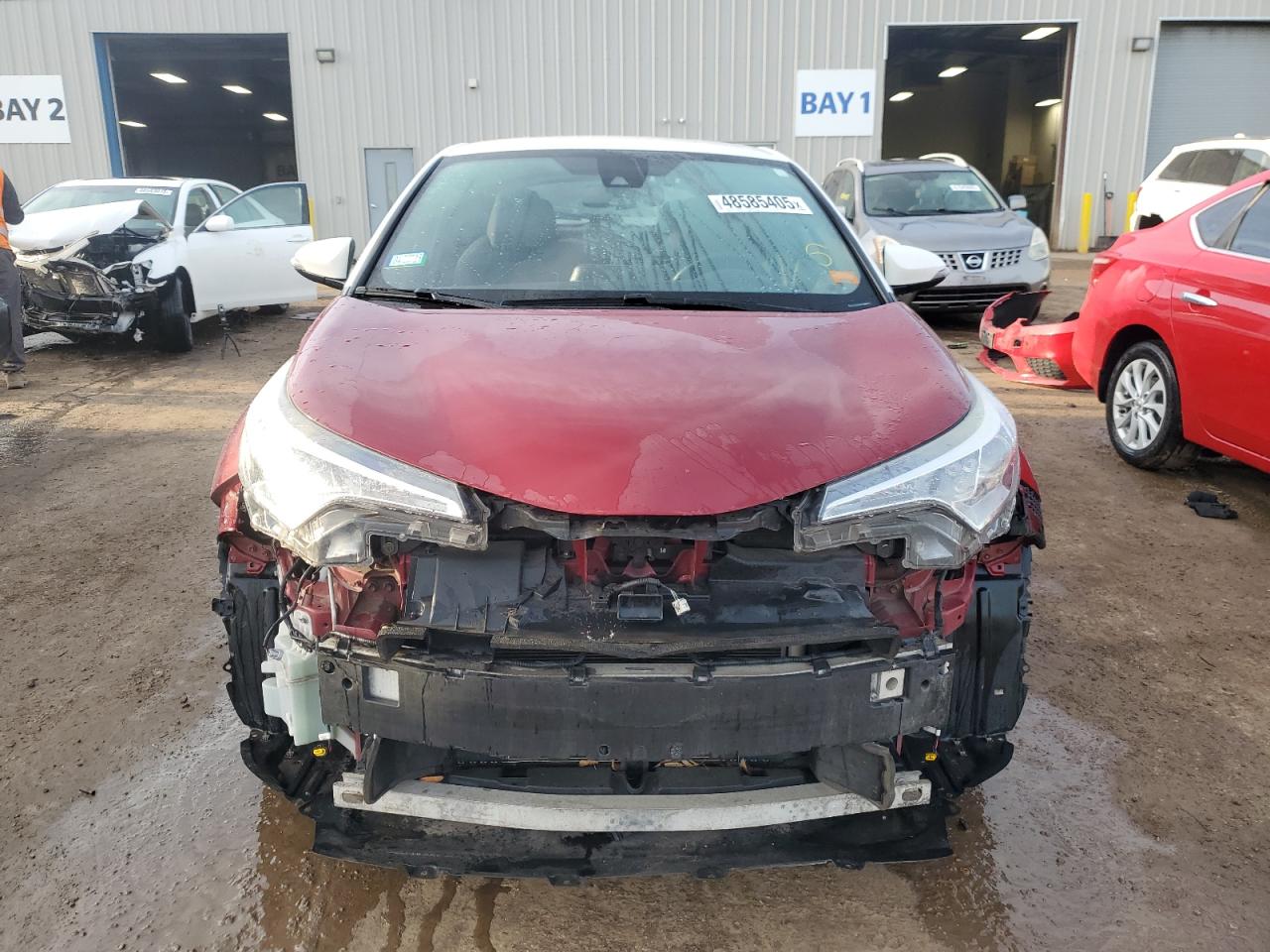 2018 Toyota C-hr Xle Premium Красный vin: NMTKHMBX6JR016946