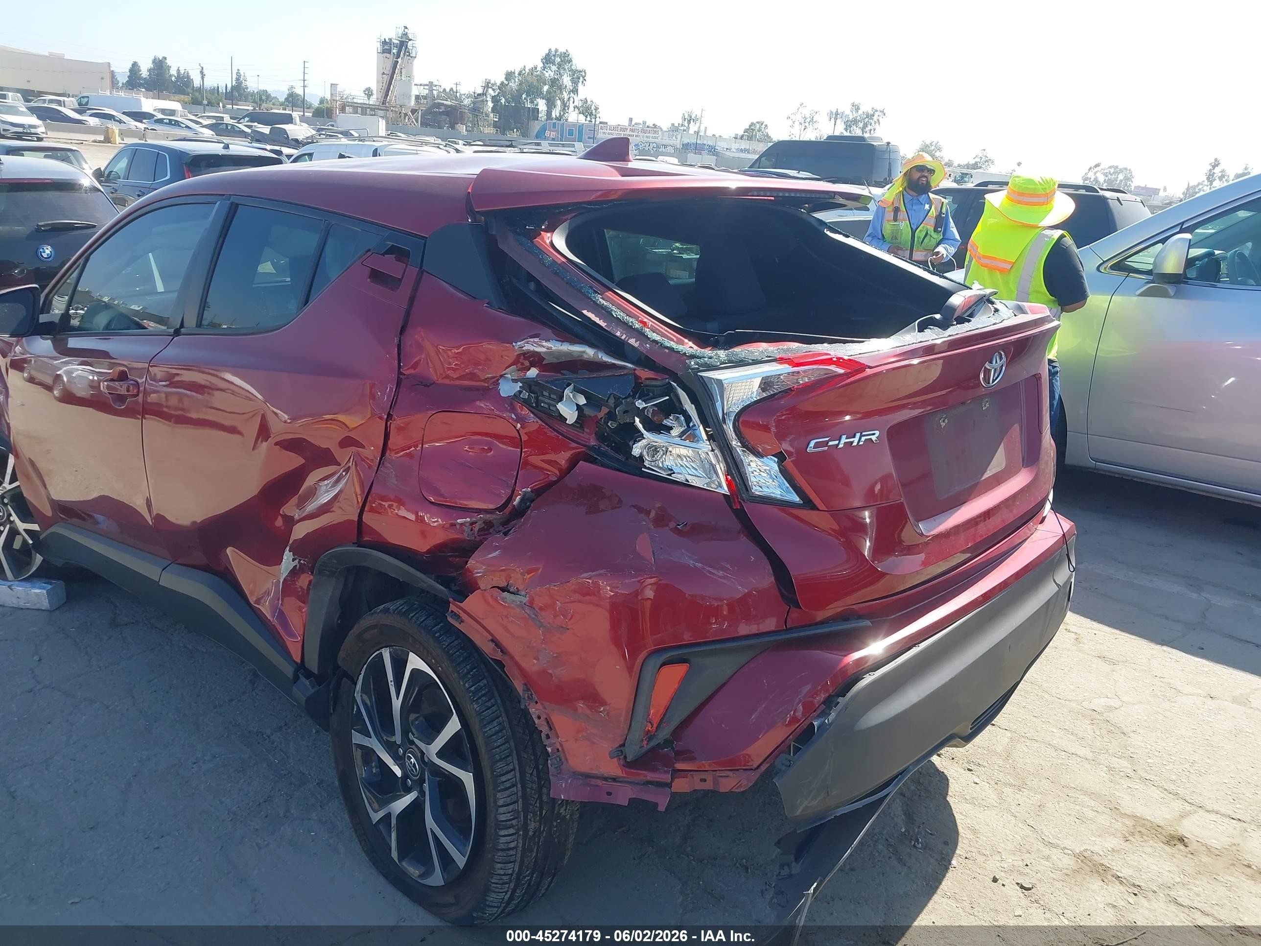 2018 Toyota C-hr Xle Red vin: NMTKHMBX6JR034170