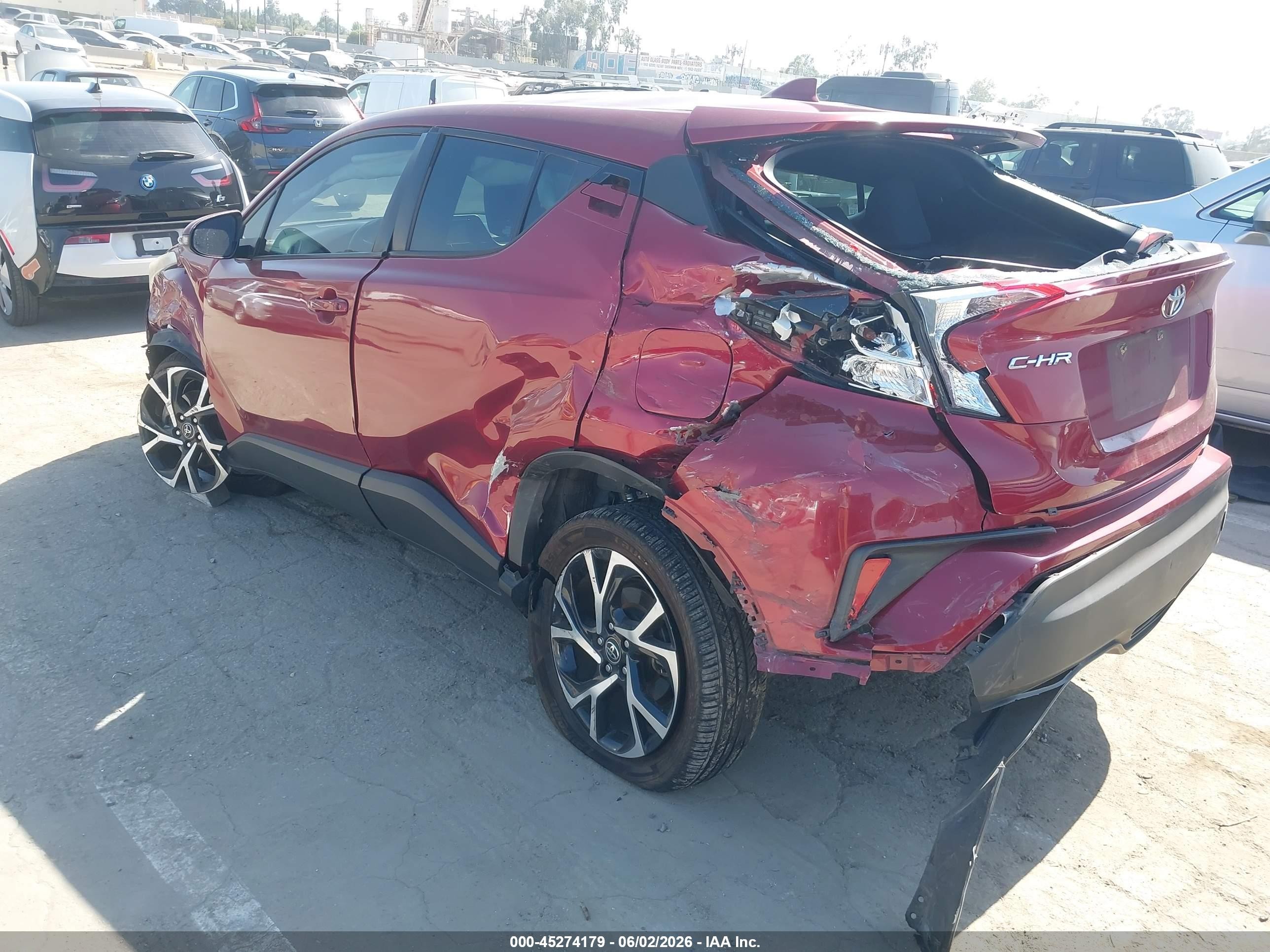 2018 Toyota C-hr Xle Red vin: NMTKHMBX6JR034170
