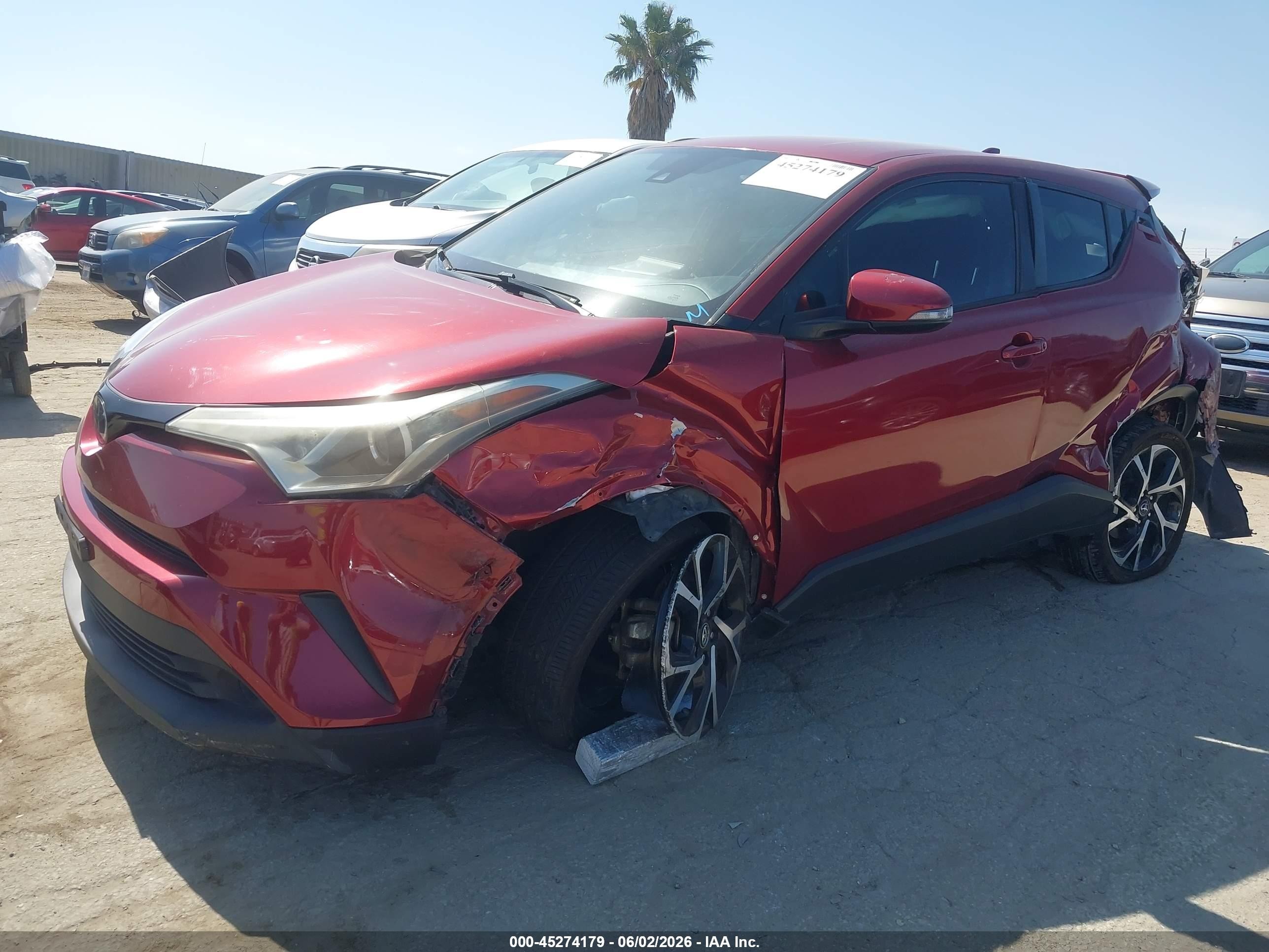 2018 Toyota C-hr Xle Red vin: NMTKHMBX6JR034170