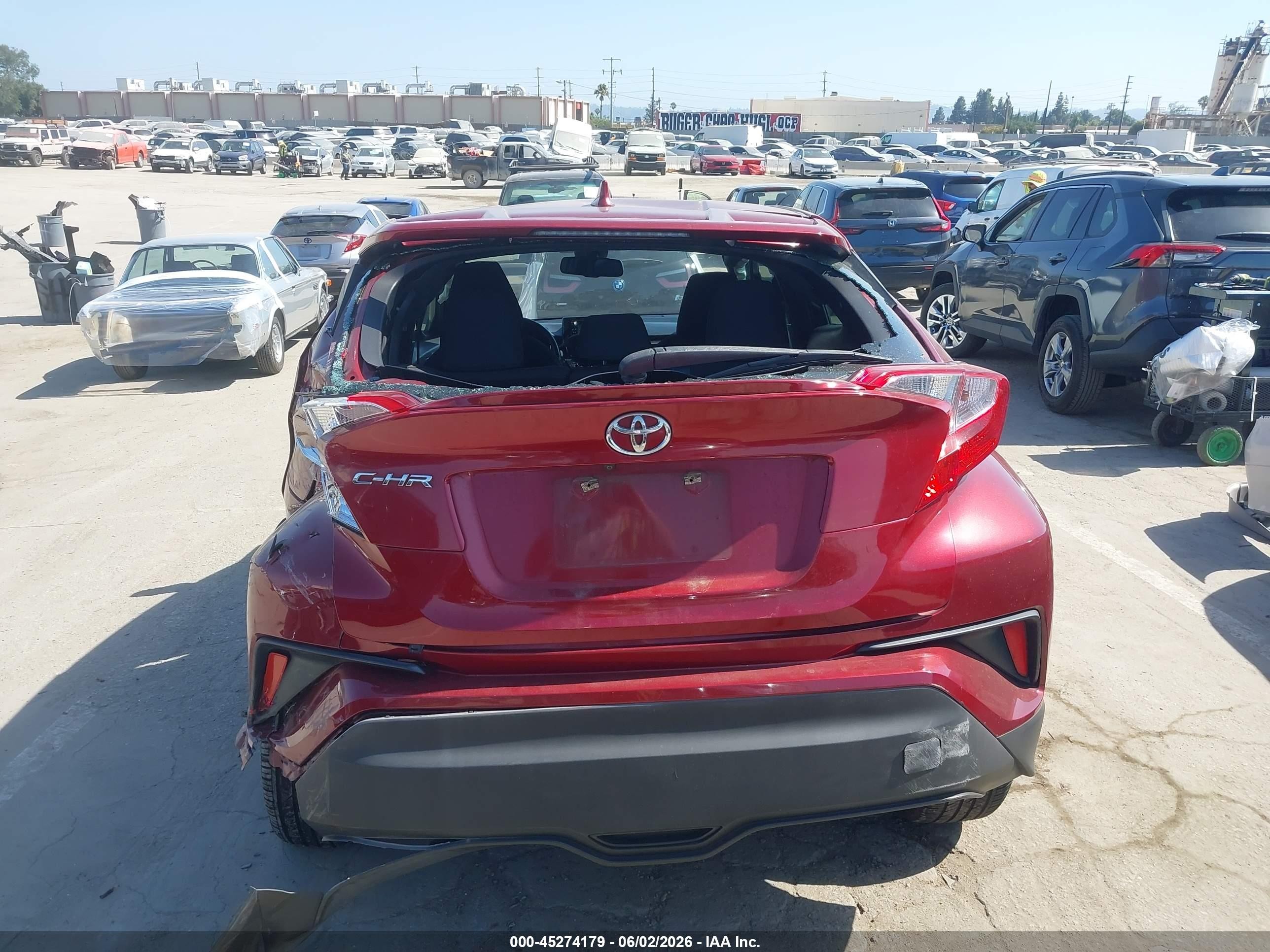 2018 Toyota C-hr Xle Red vin: NMTKHMBX6JR034170