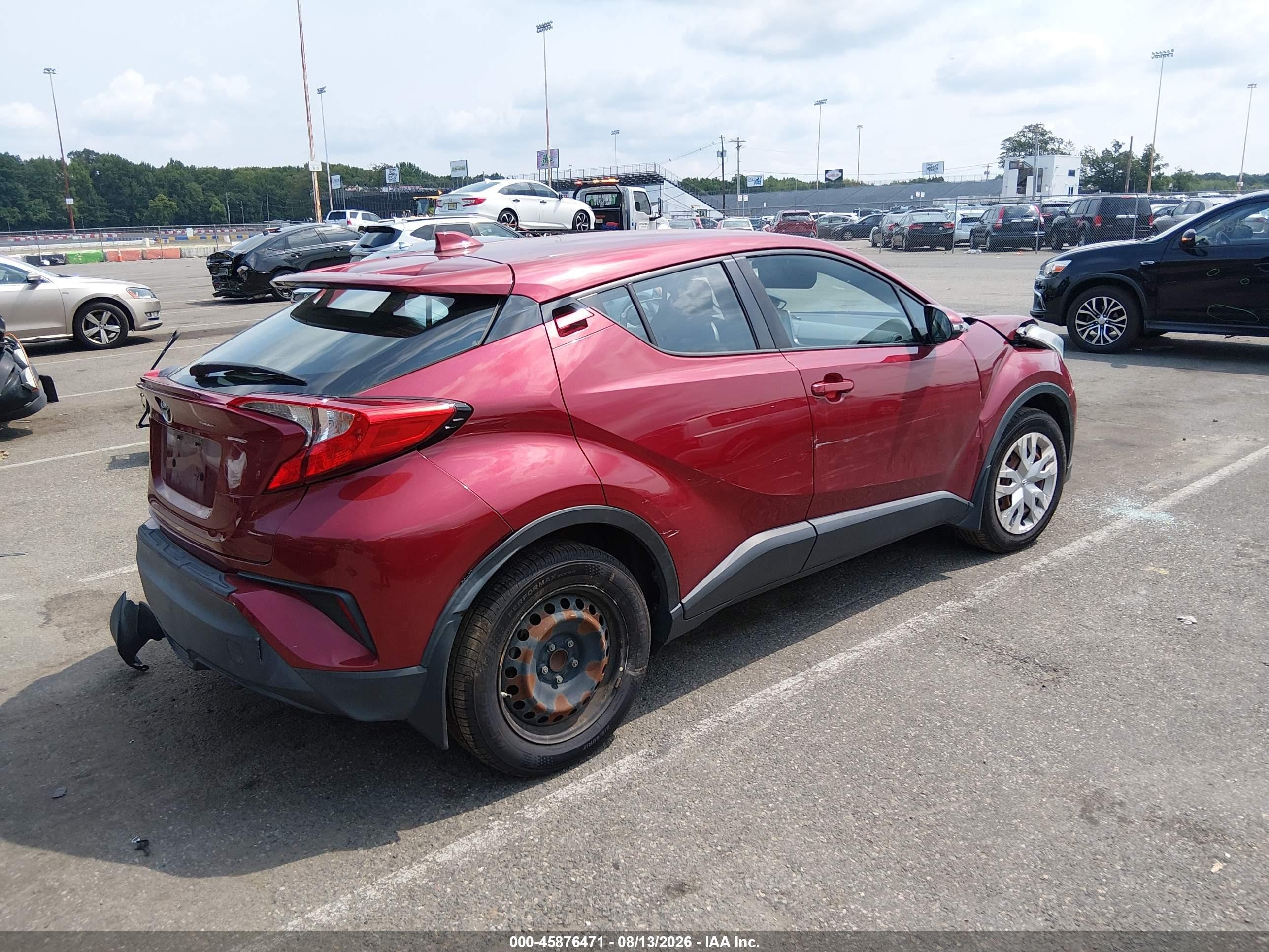 2019 Toyota C-hr Le Красный vin: NMTKHMBX6KR096136