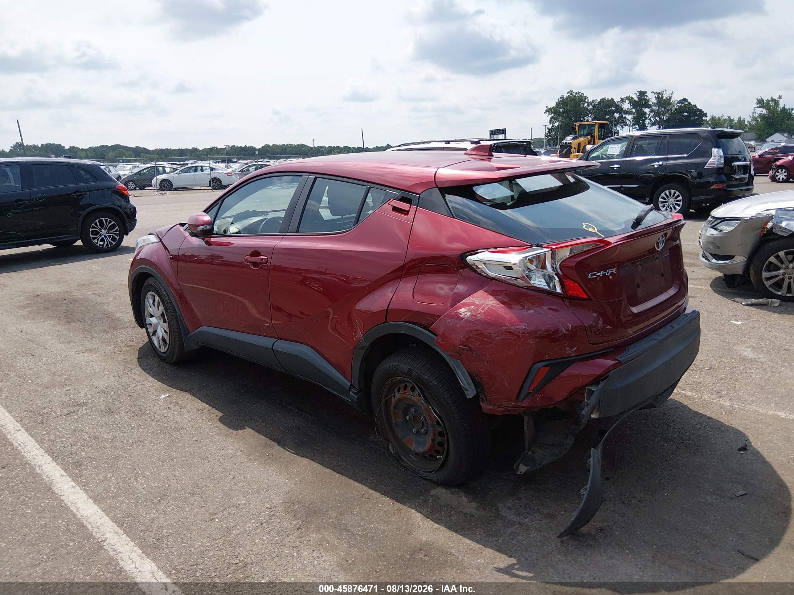 2019 Toyota C-hr Le Красный vin: NMTKHMBX6KR096136