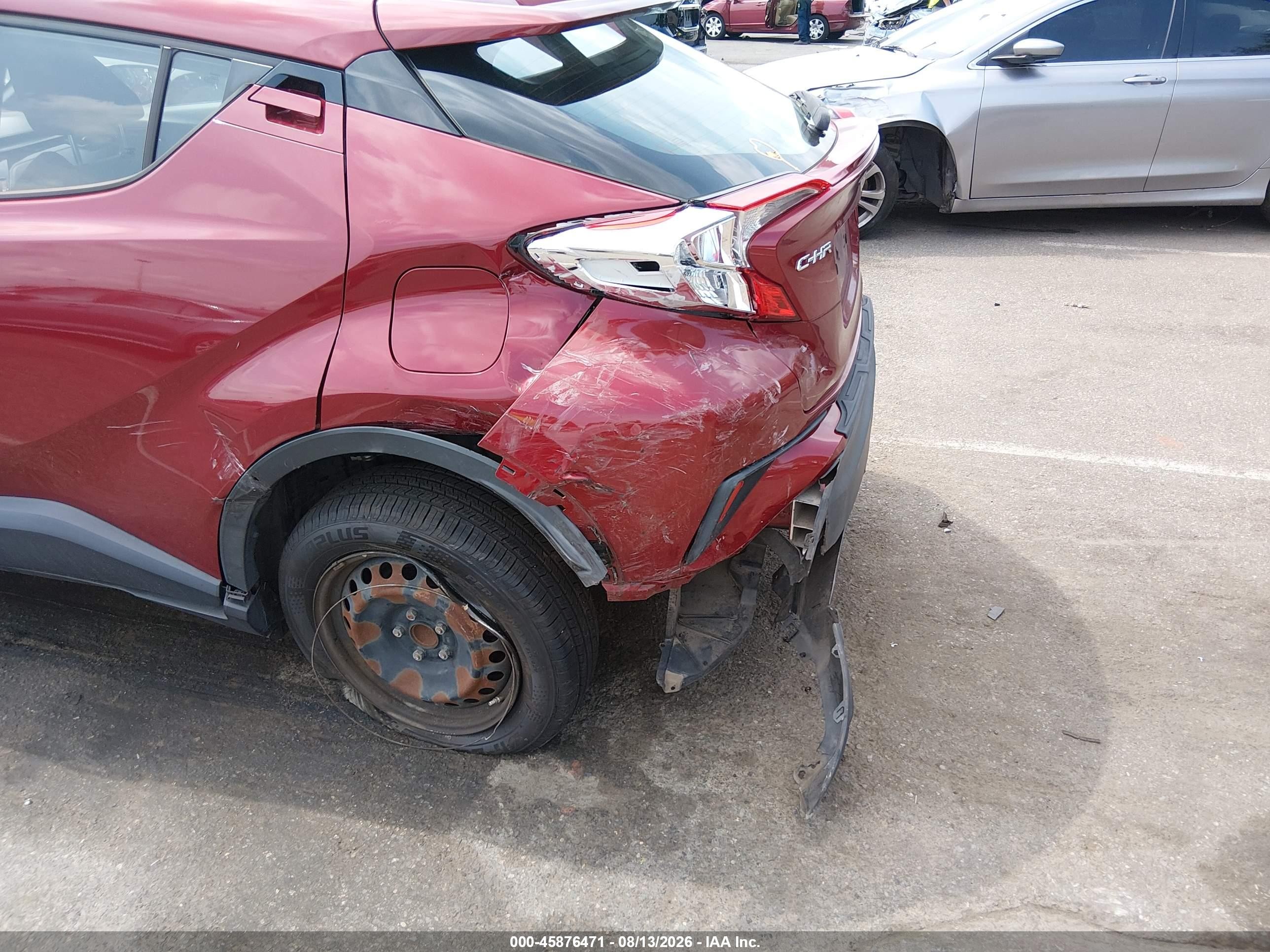 2019 Toyota C-hr Le Красный vin: NMTKHMBX6KR096136